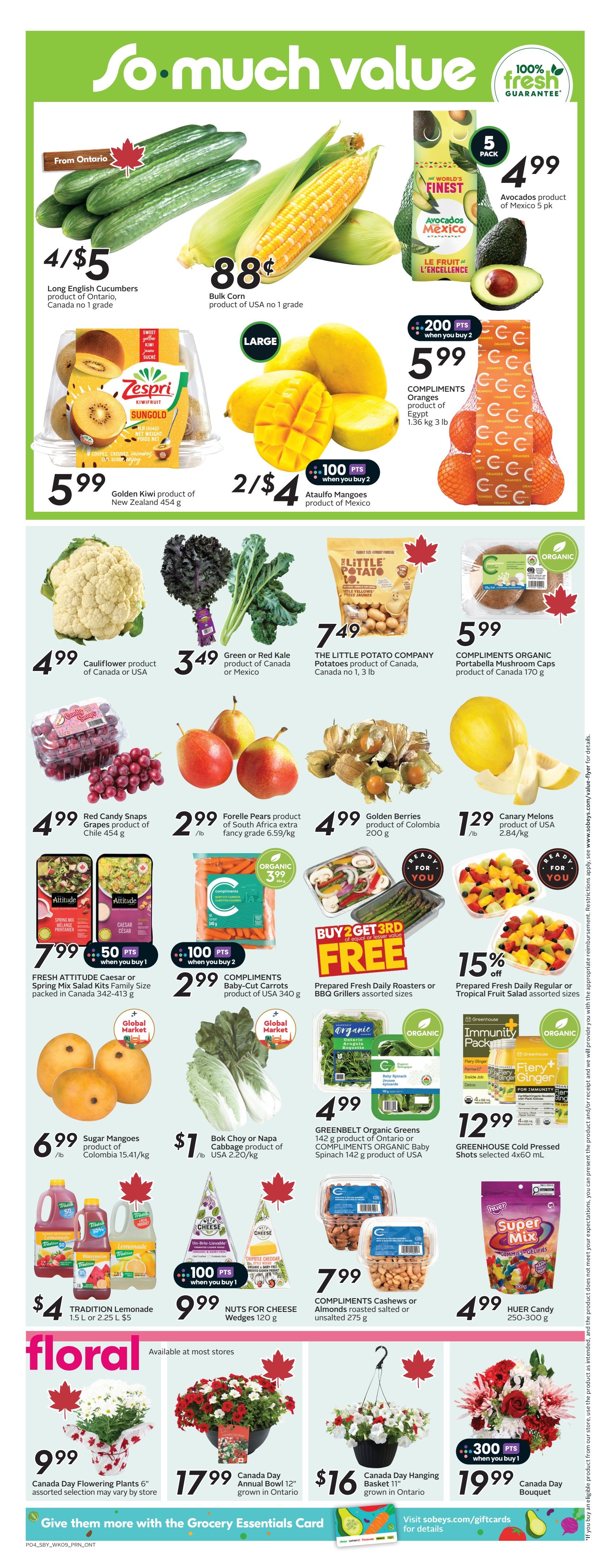 Sobeys (ON) Flyer June 25 to July 1