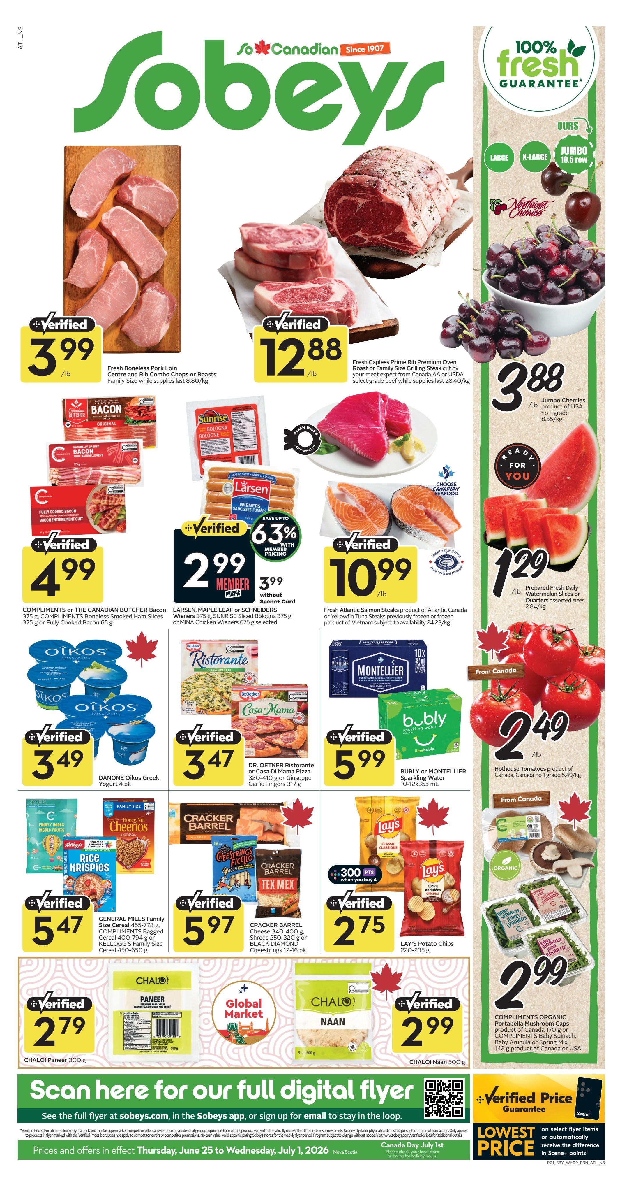 Sobeys (Atlantic) Flyer June 25 to July 1