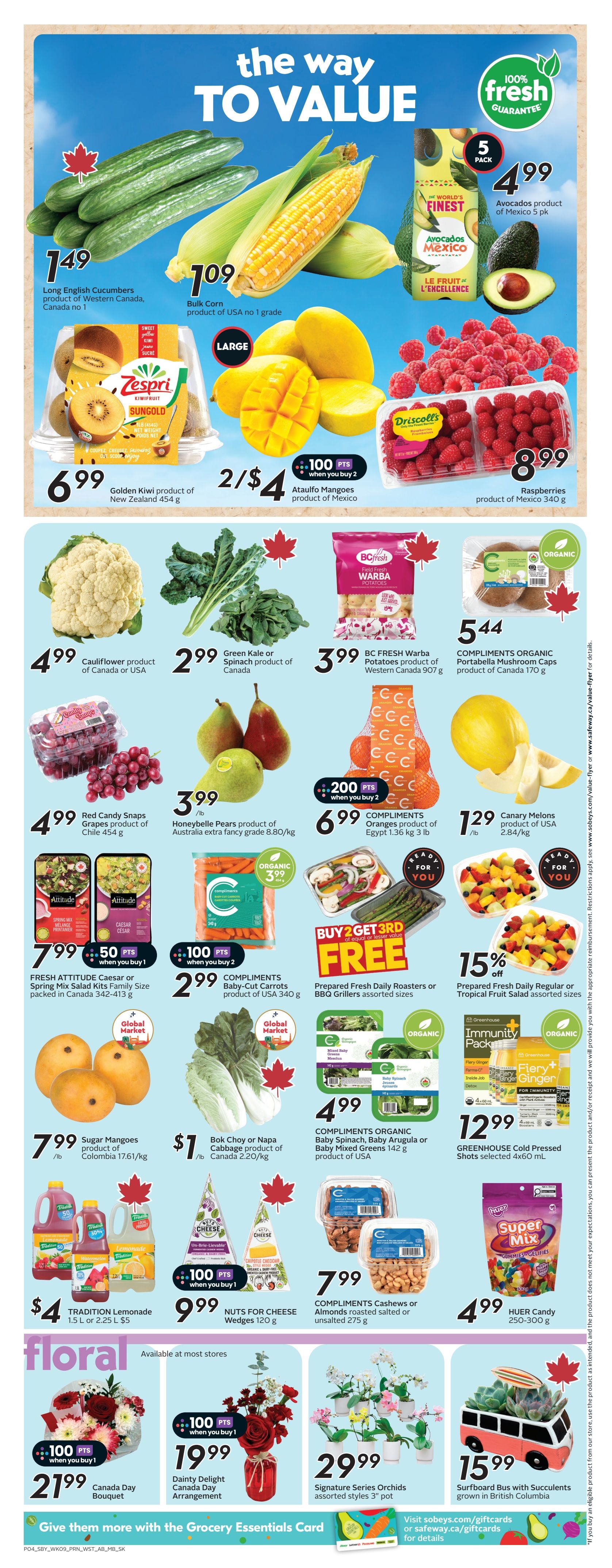 Sobeys/Safeway (SK & MB) Flyer June 25 to July 1