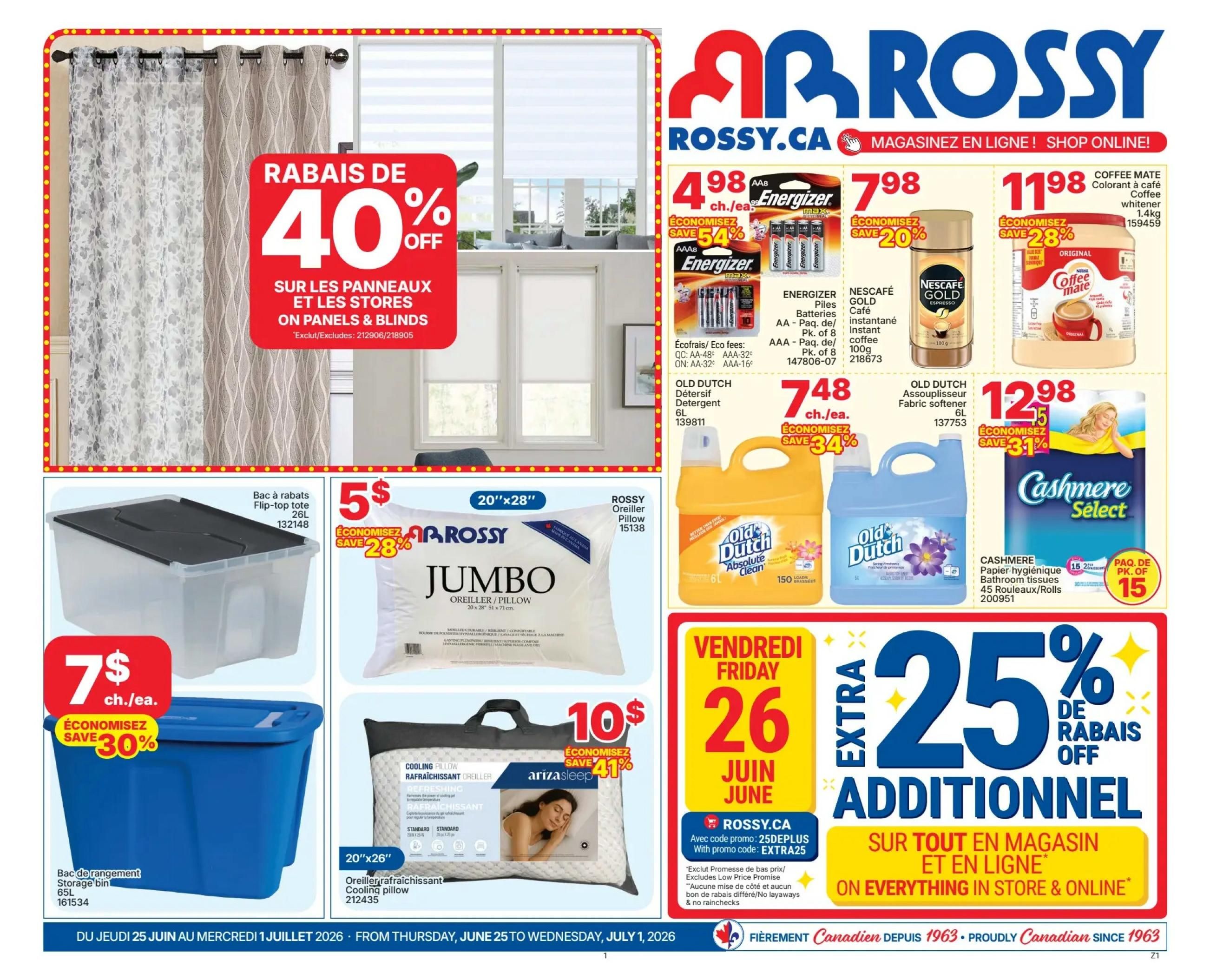Rossy Flyer June 25 to July 1