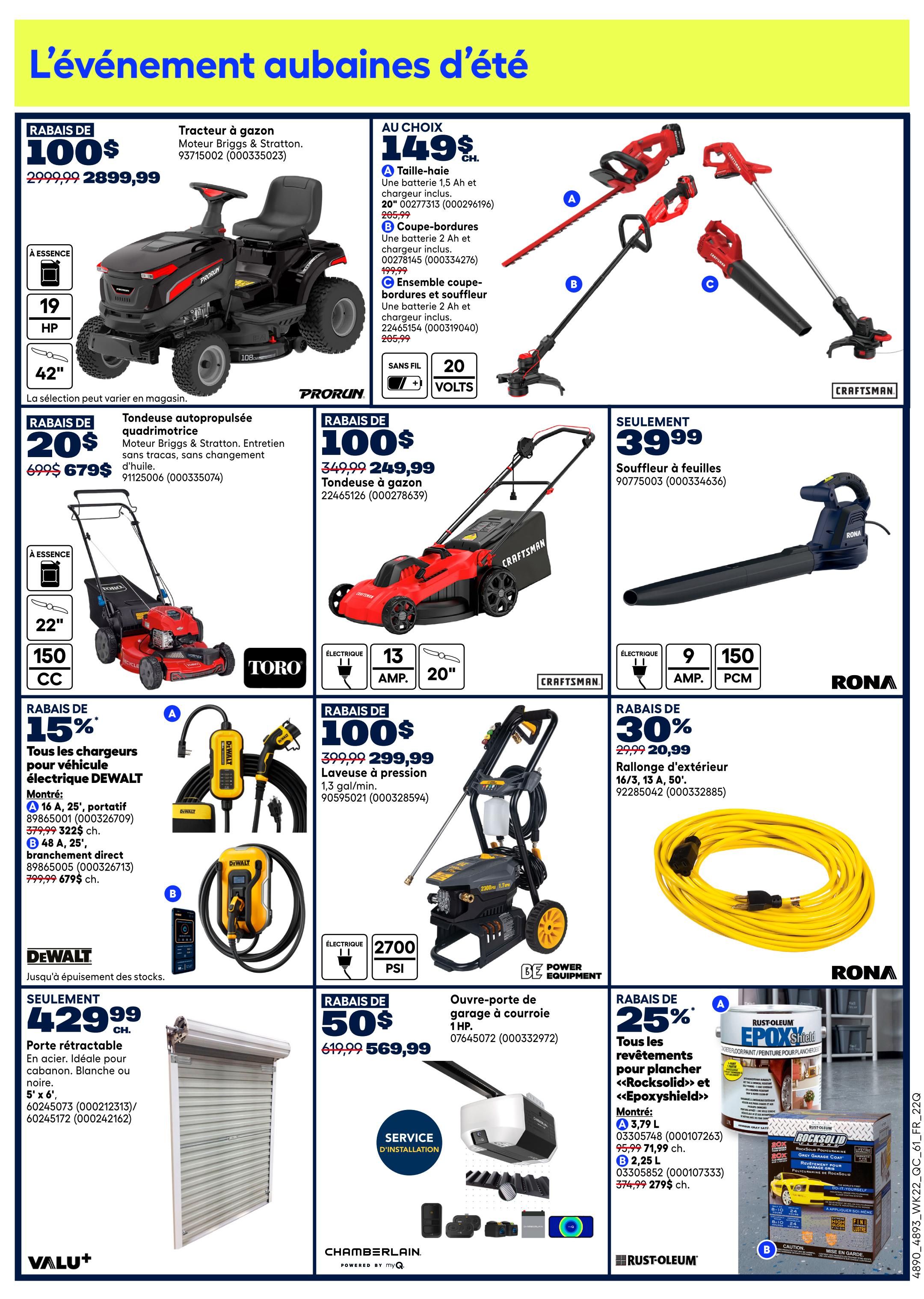 Rona & Rona+ (QC) Flyer June 25 to July 1