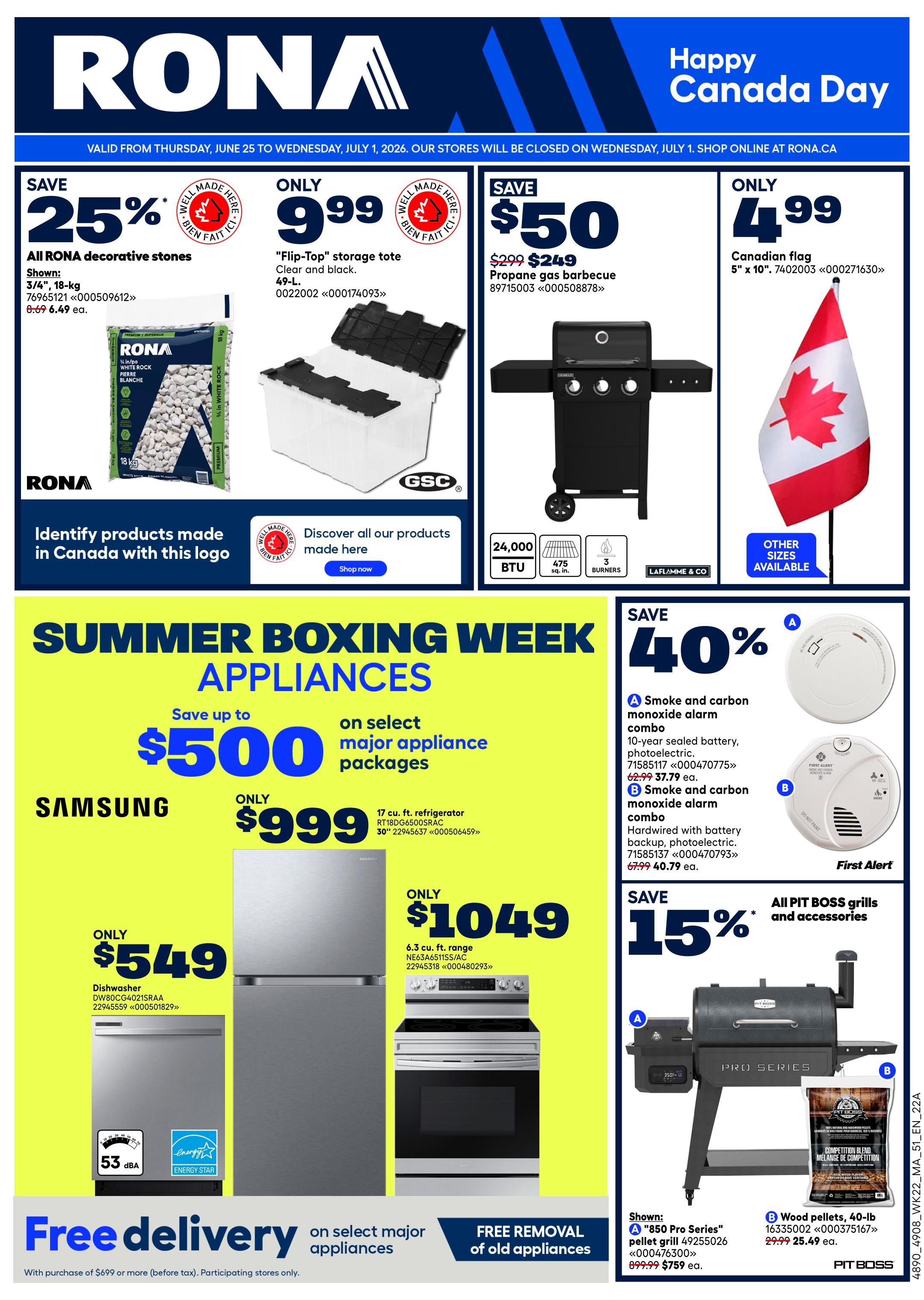 Rona & Rona+ (Atlantic) Flyer June 25 to July 1