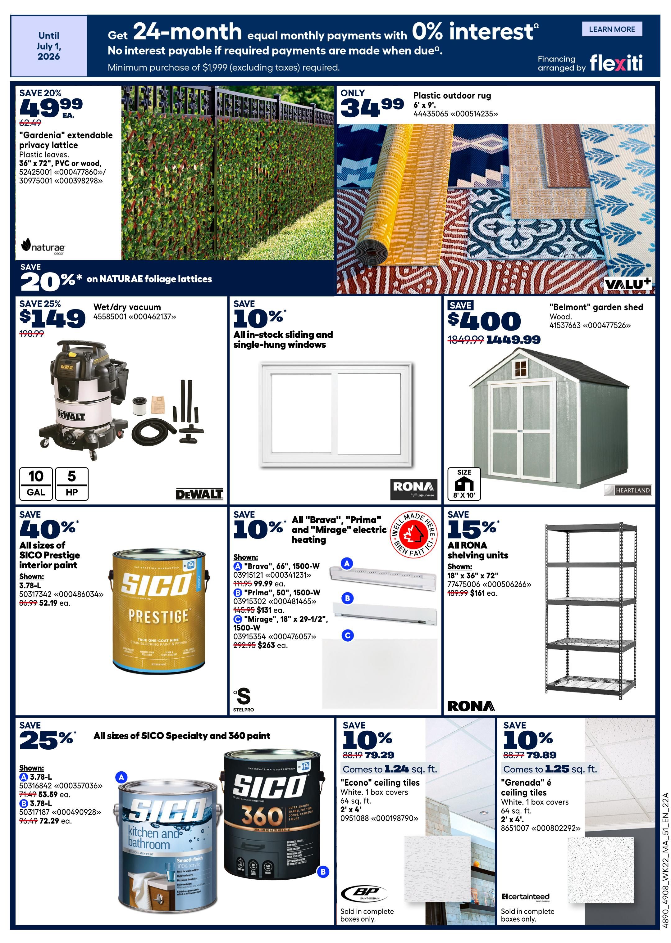 Rona & Rona+ (Atlantic) Flyer June 25 to July 1
