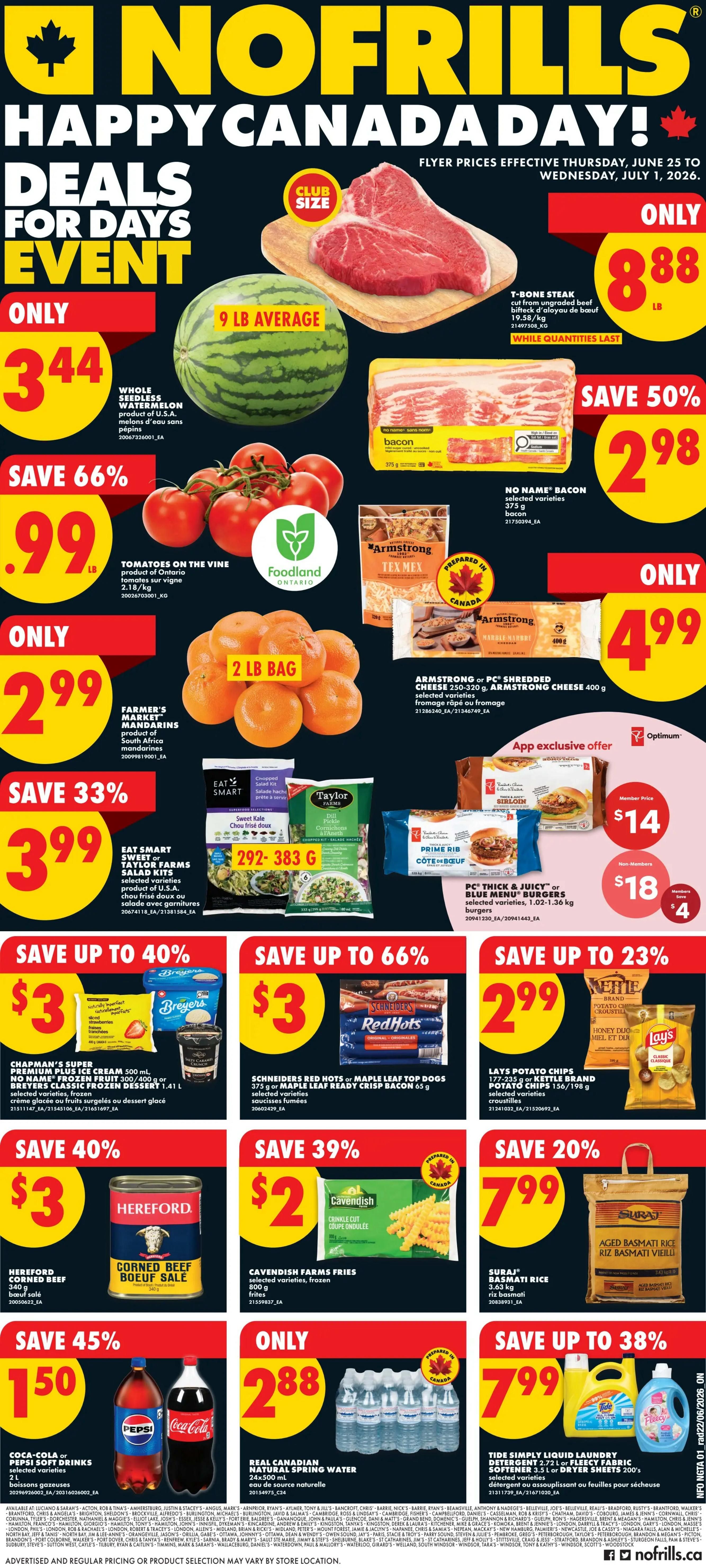 No Frills (ON) Flyer June 25 to July 1
