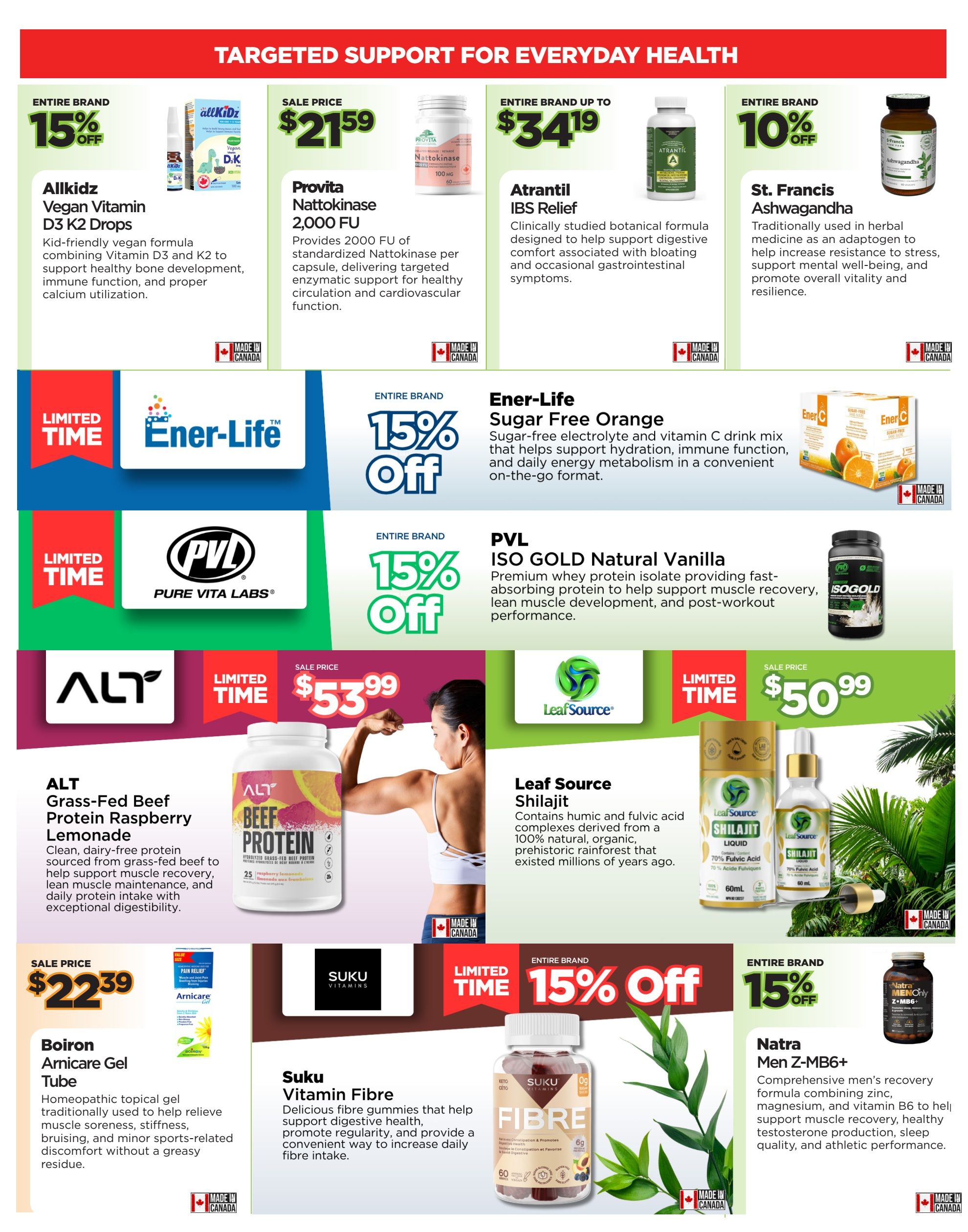 Nature's Signature Flyer June 25 to July 22