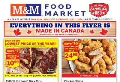 M&M Food Market (Atlantic, ON & West) Flyer June 25 to July 1