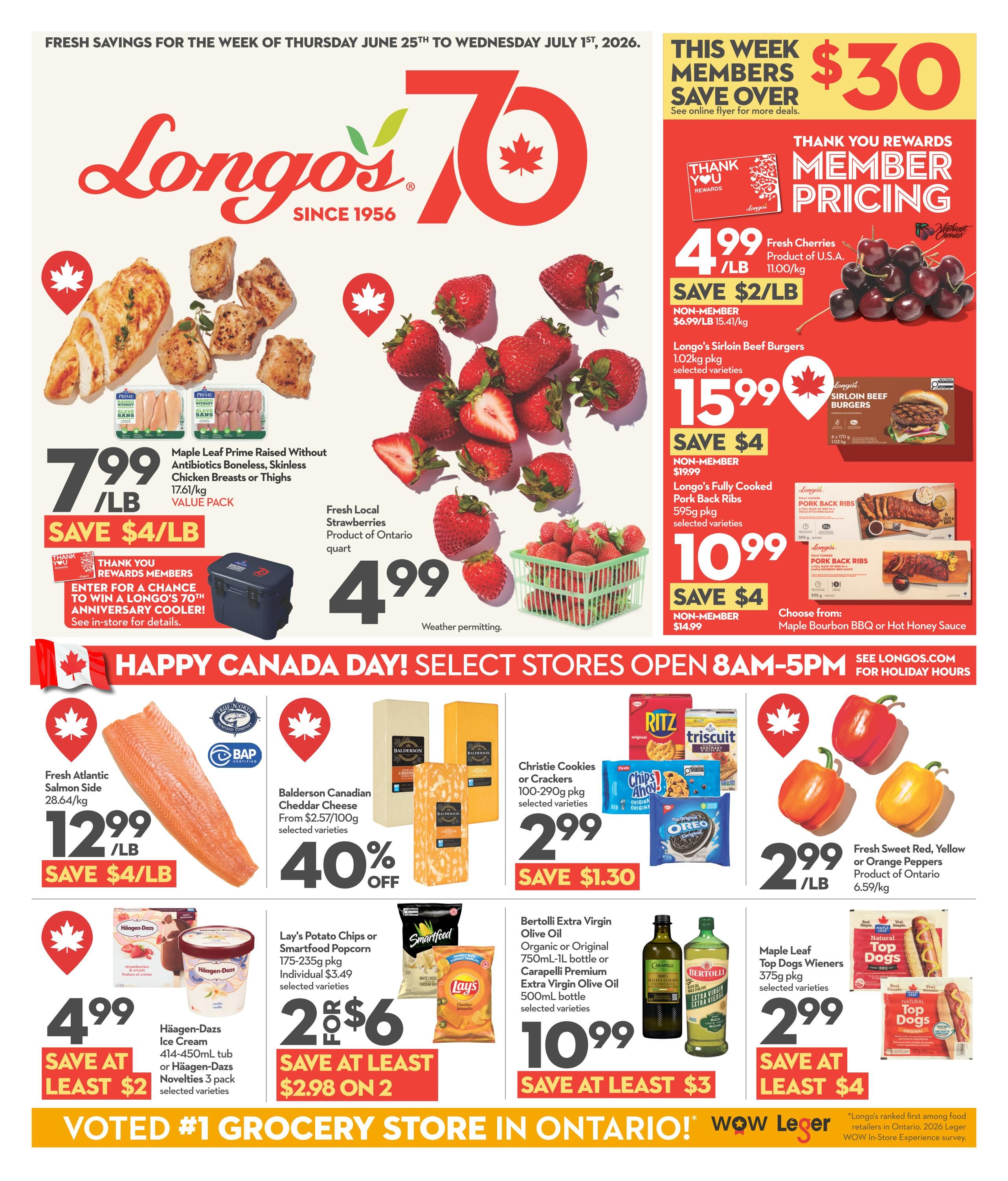 Longo's Flyer June 25 to July 1