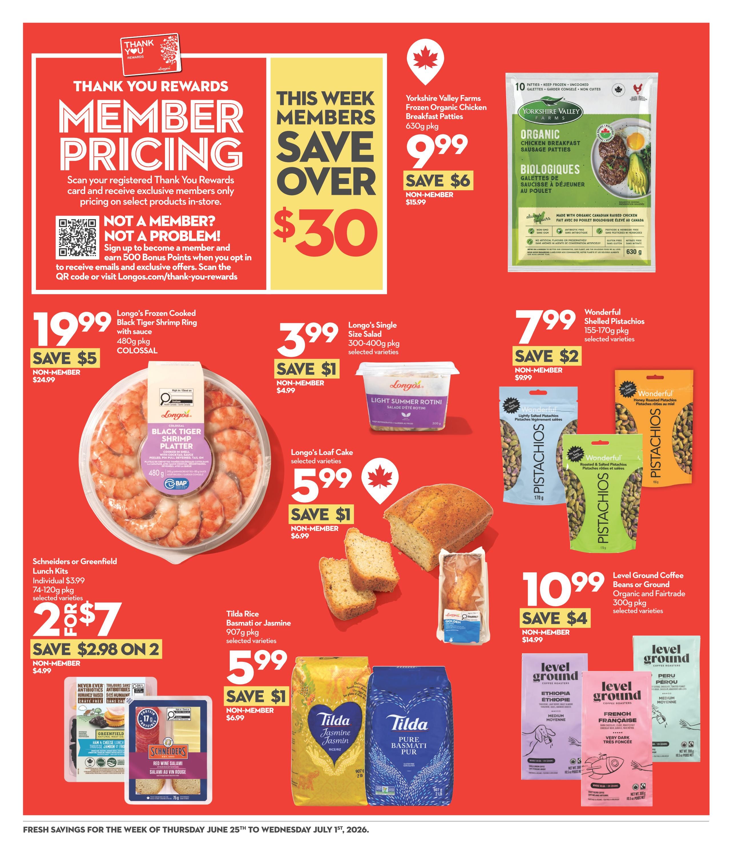 Longo's Flyer June 25 to July 1