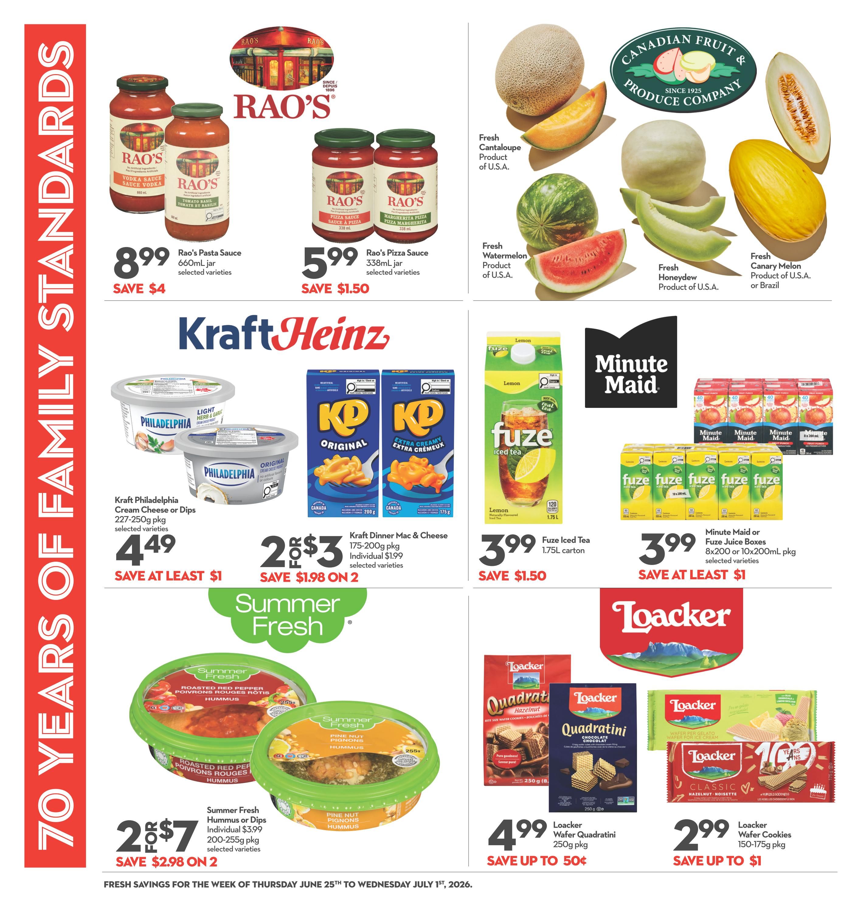 Longo's Flyer June 25 to July 1