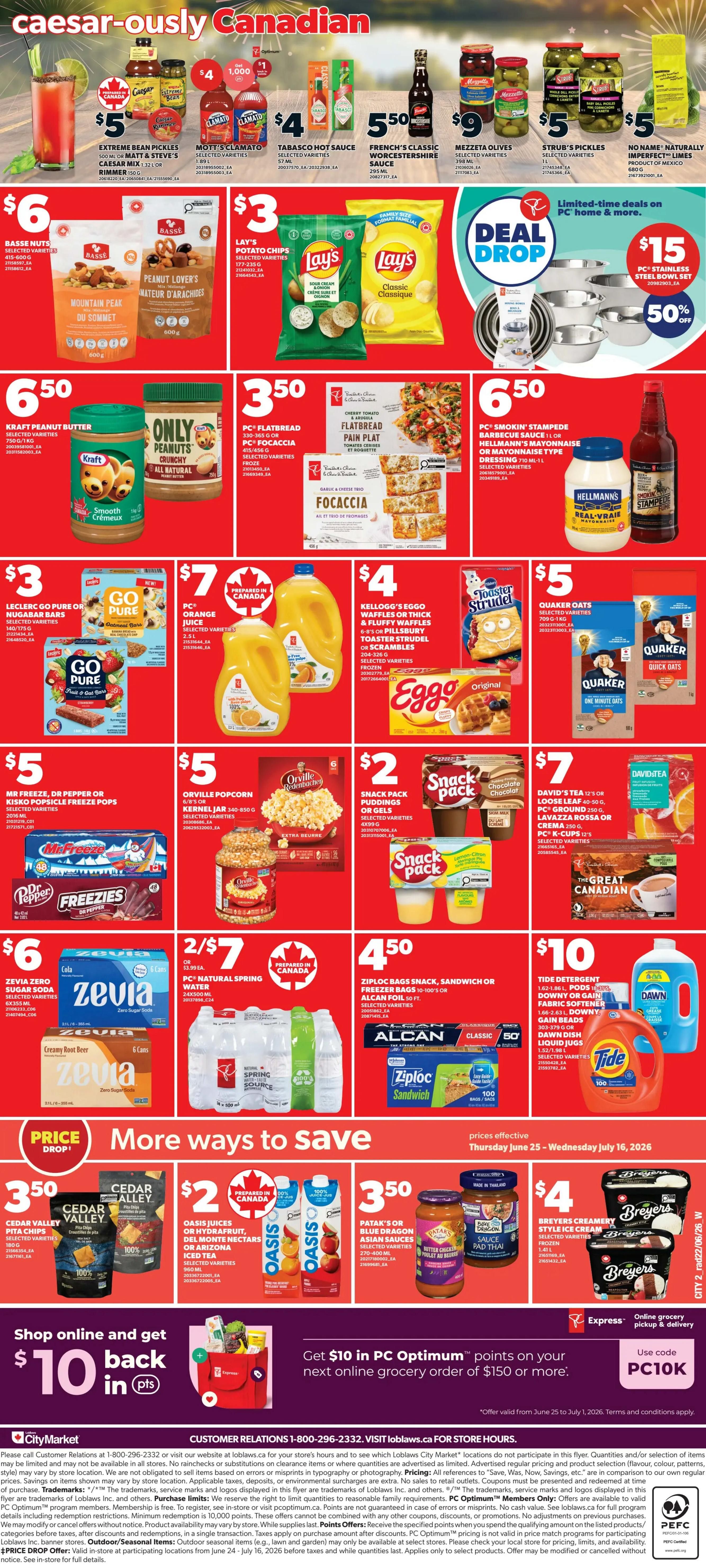 Loblaws City Market (West) Flyer June 25 to July 1