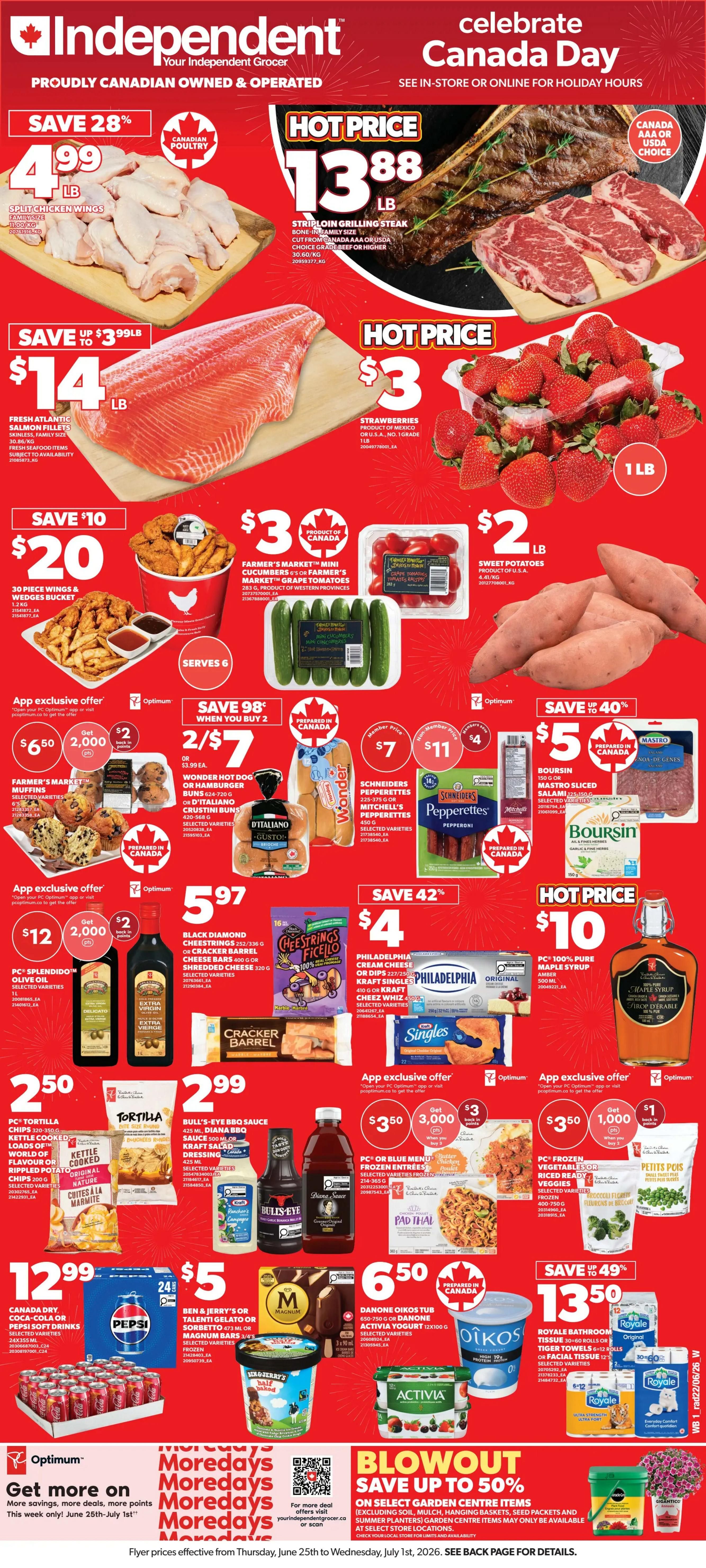 Independent Grocer (West) Flyer June 25 to July 1
