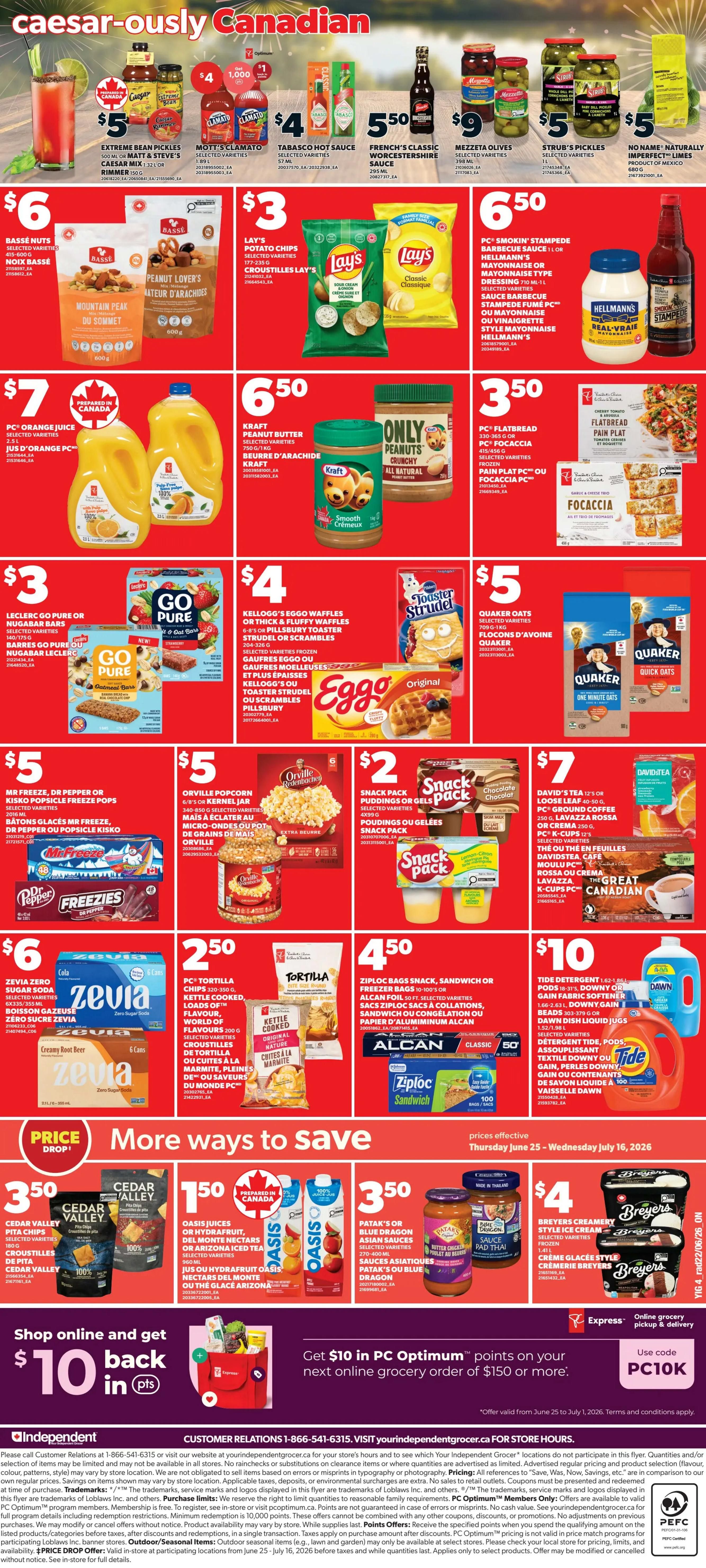 Independent Grocer (ON) Flyer June 25 to July 1