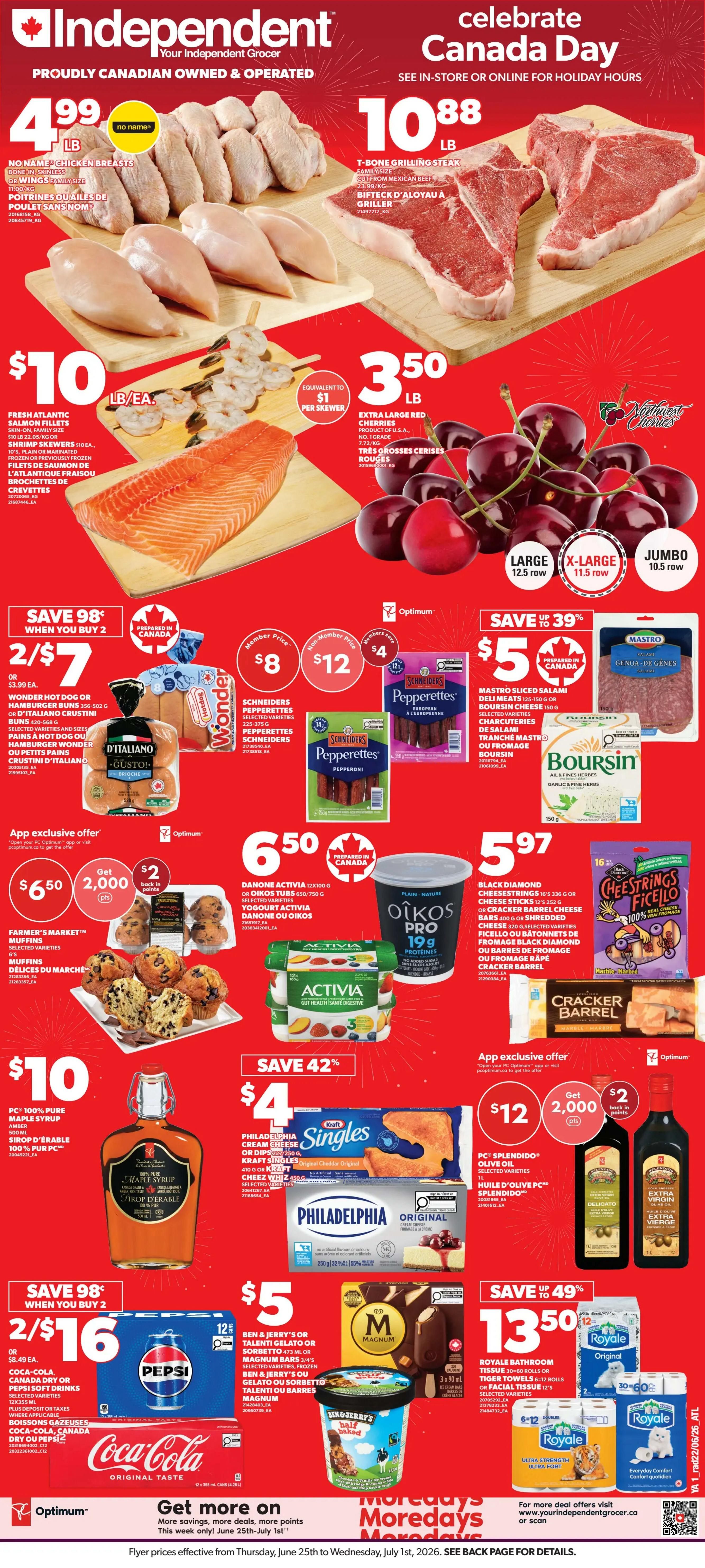 Independent Grocer (Atlantic) Flyer June 25 to July 1