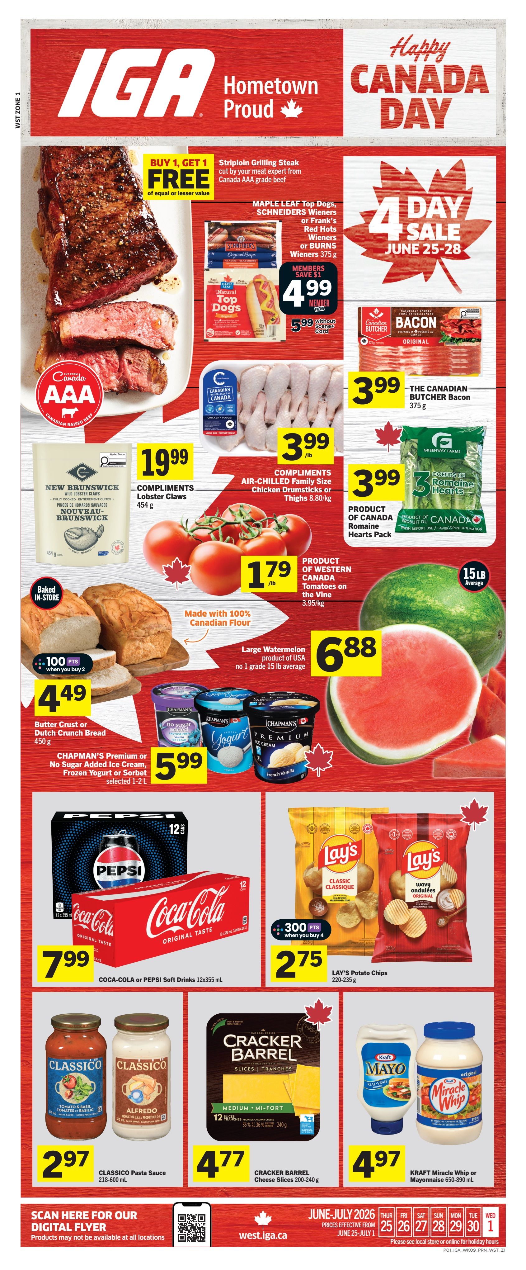 IGA (West) Flyer June 25 to July 1