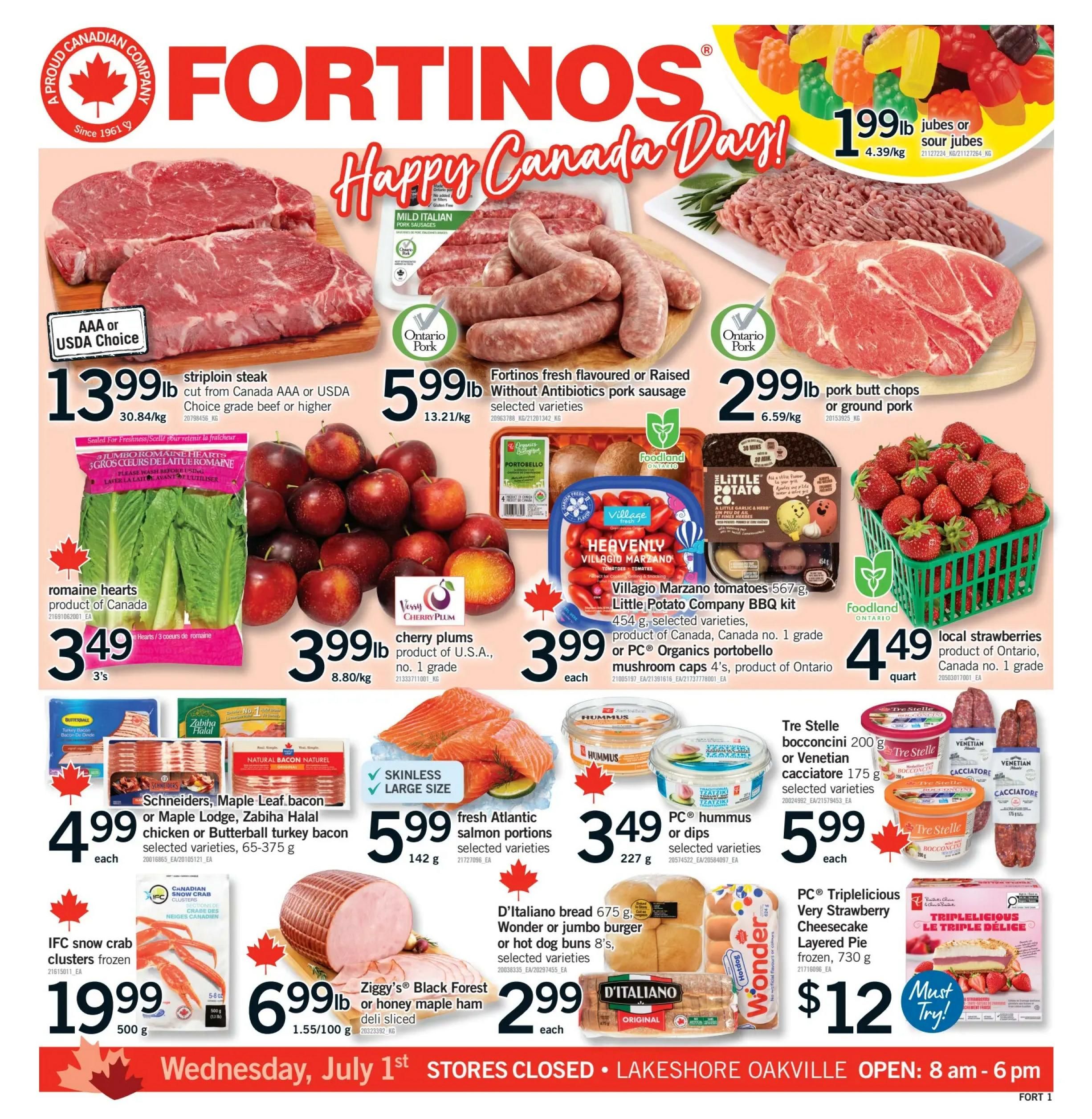 Fortinos Flyer June 25 to 30