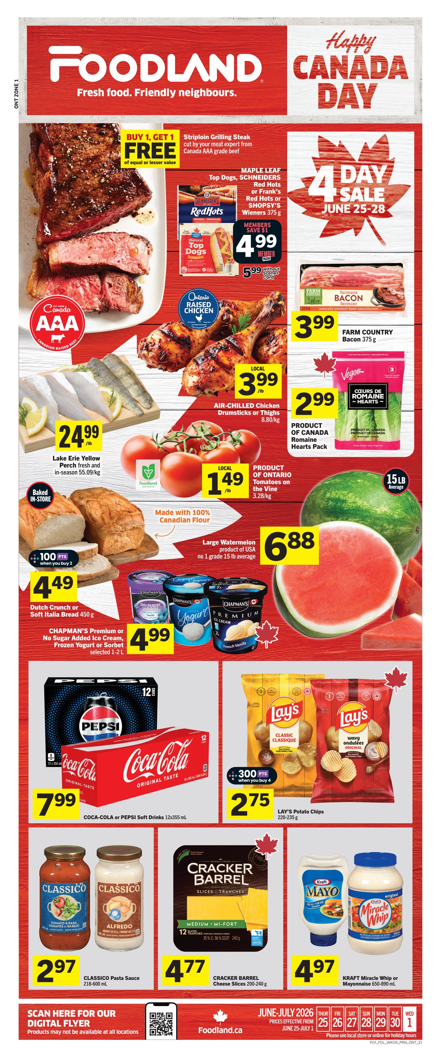 Foodland (ON) Flyer June 25 to July 1