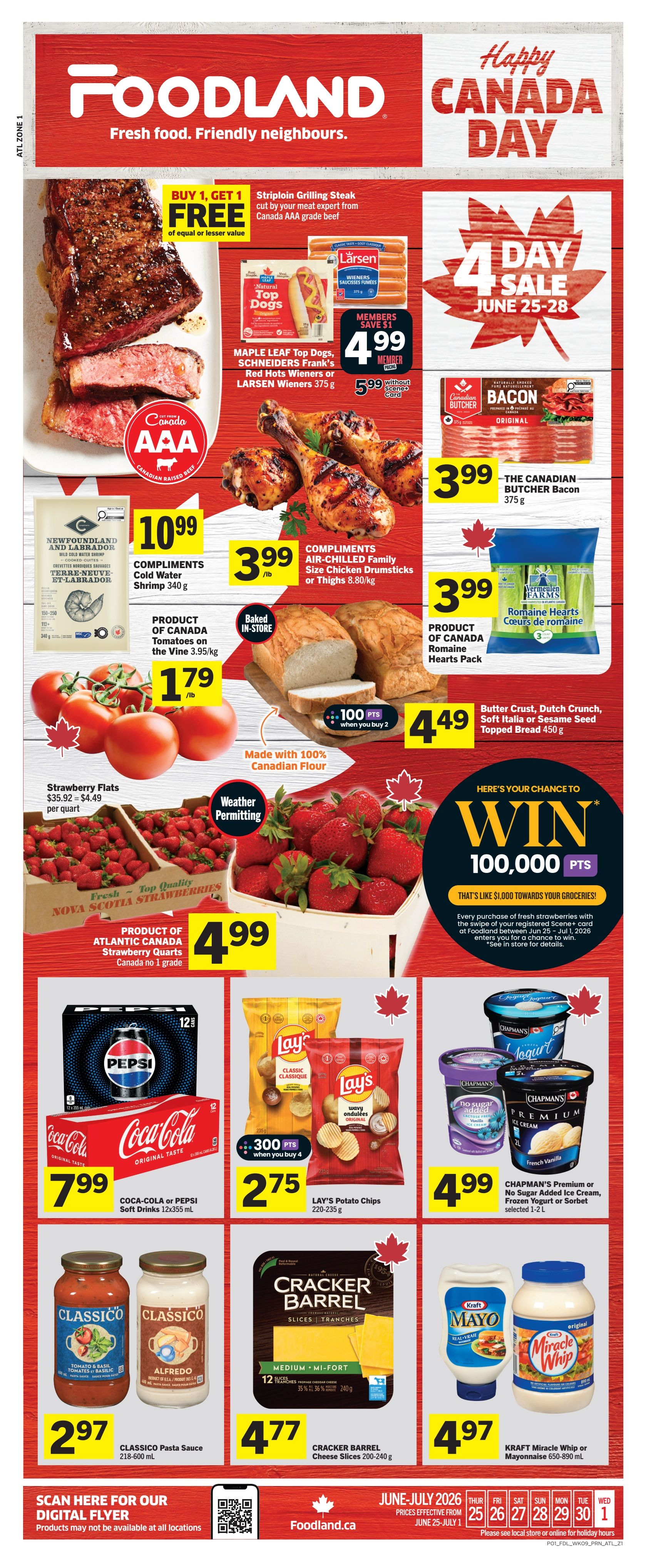 Foodland (Atlantic) Flyer June 25 to July 1