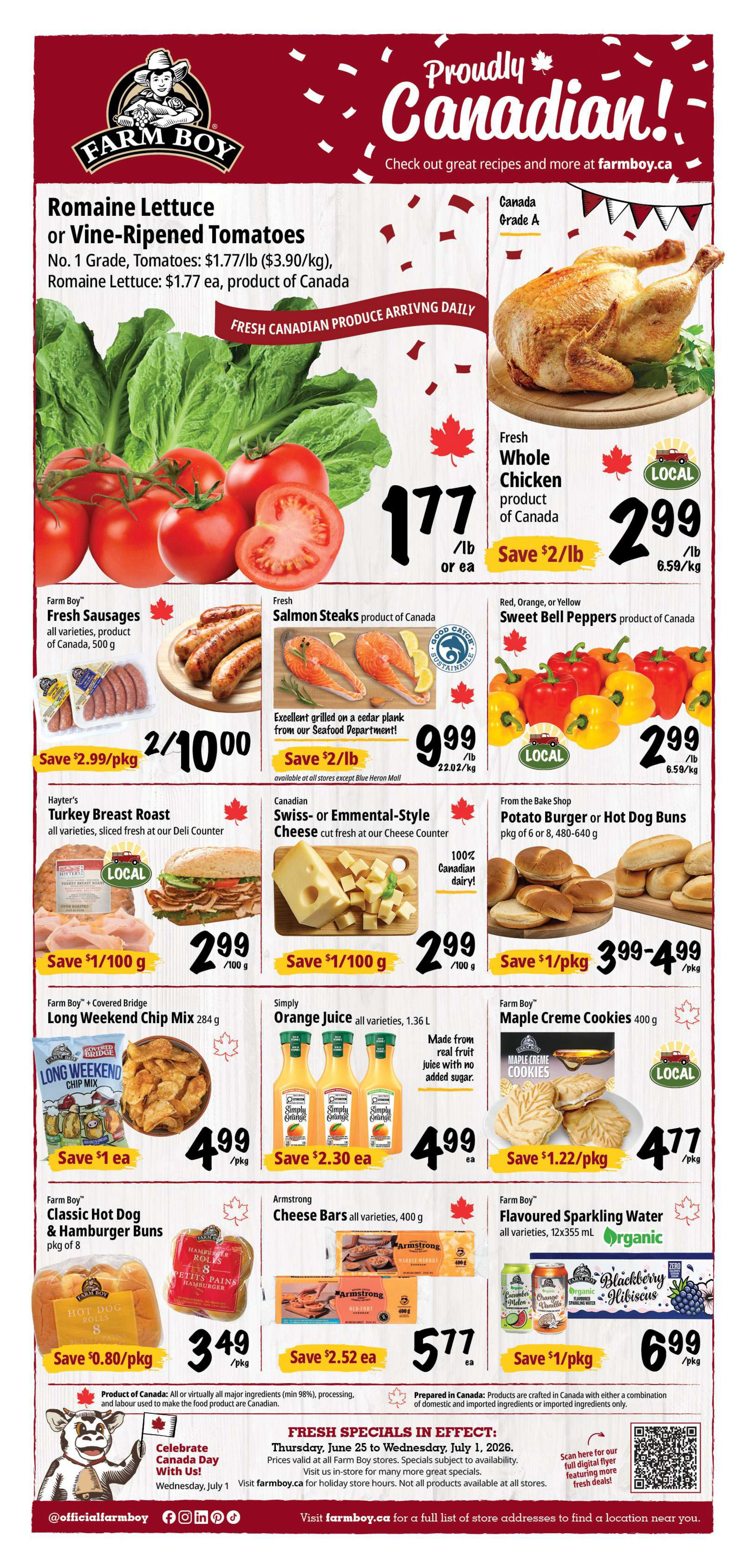 Farm Boy Flyer June 25 to July 1