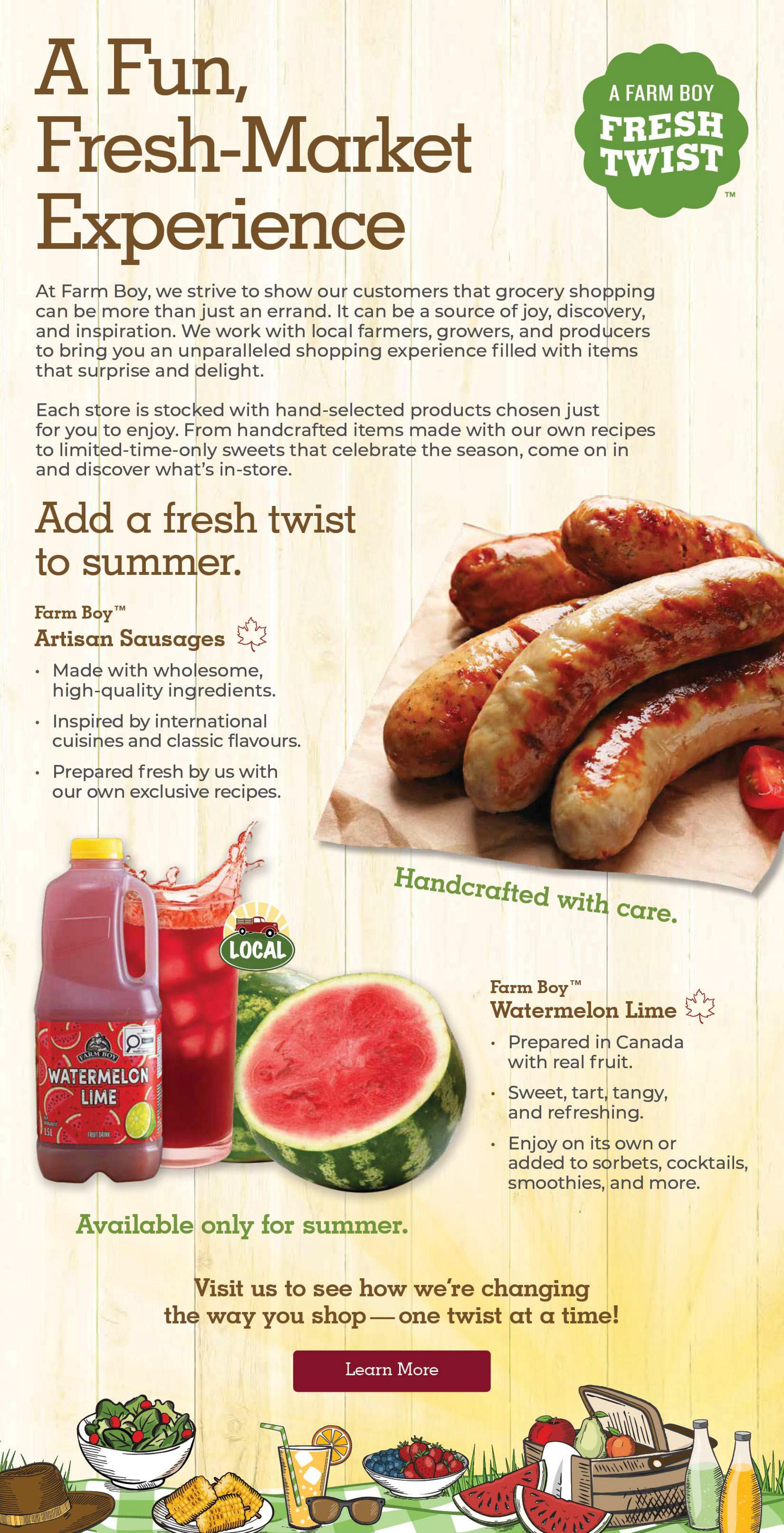 Farm Boy Flyer June 25 to July 1
