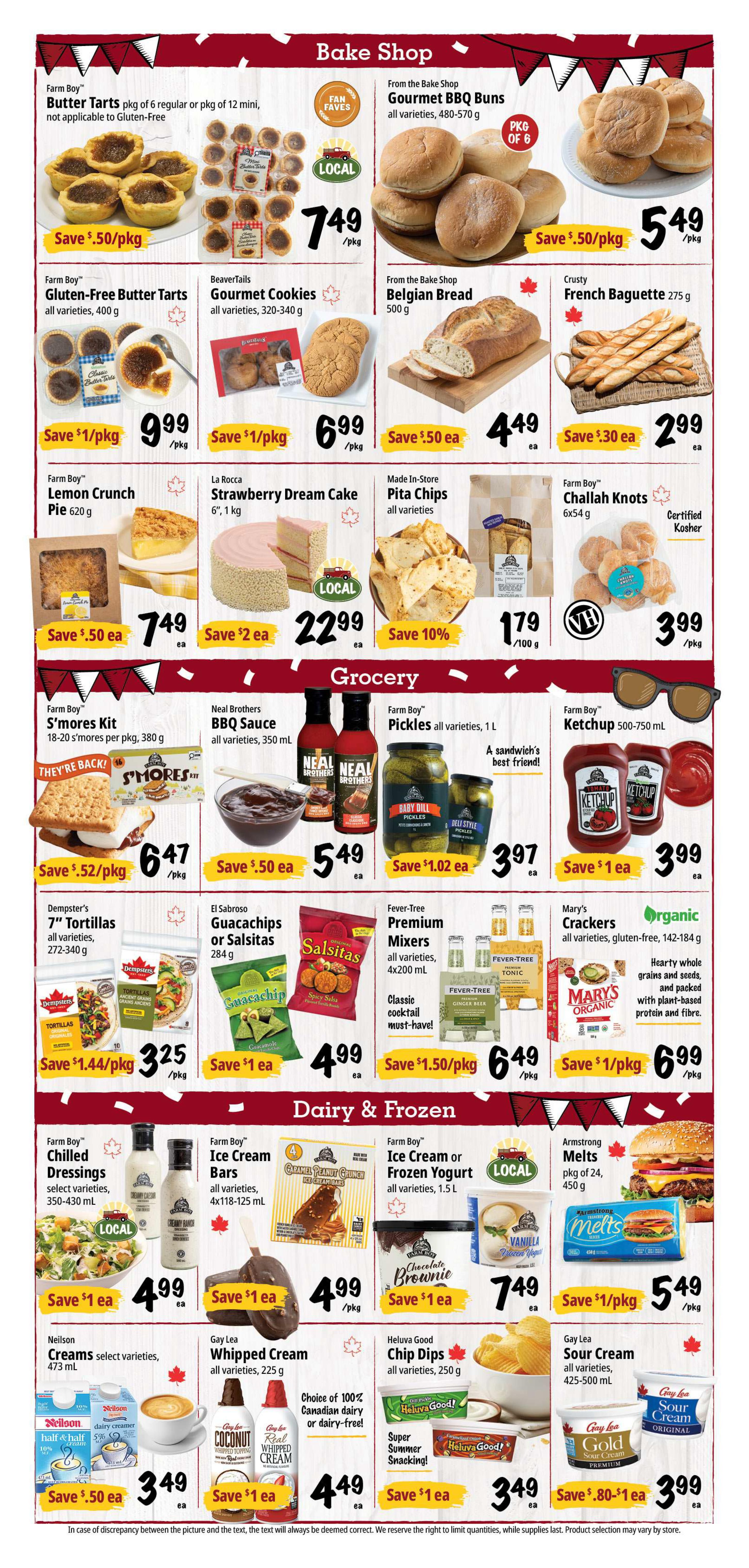 Farm Boy Flyer June 25 to July 1