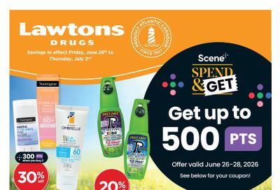 Lawtons Drugs (PE) Flyer June 26 to July 2