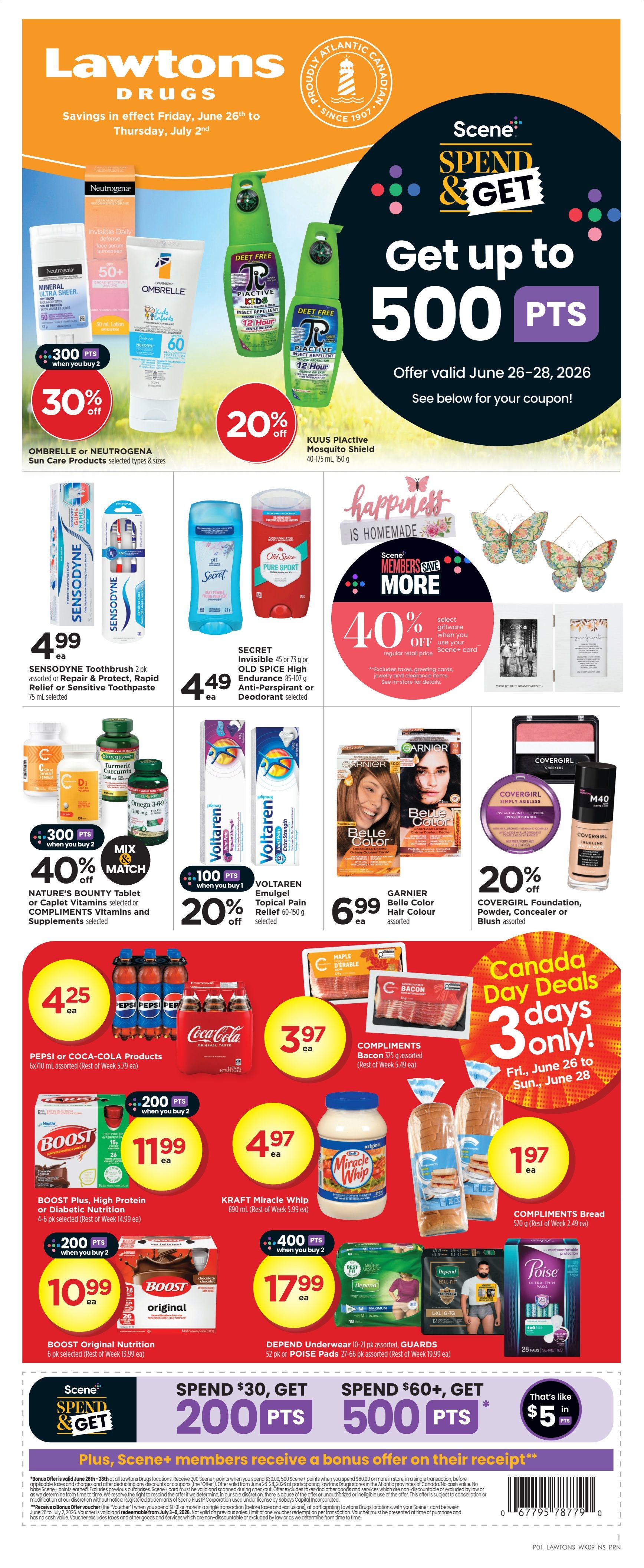 Lawtons Drugs (NS) Flyer June 26 to July 2