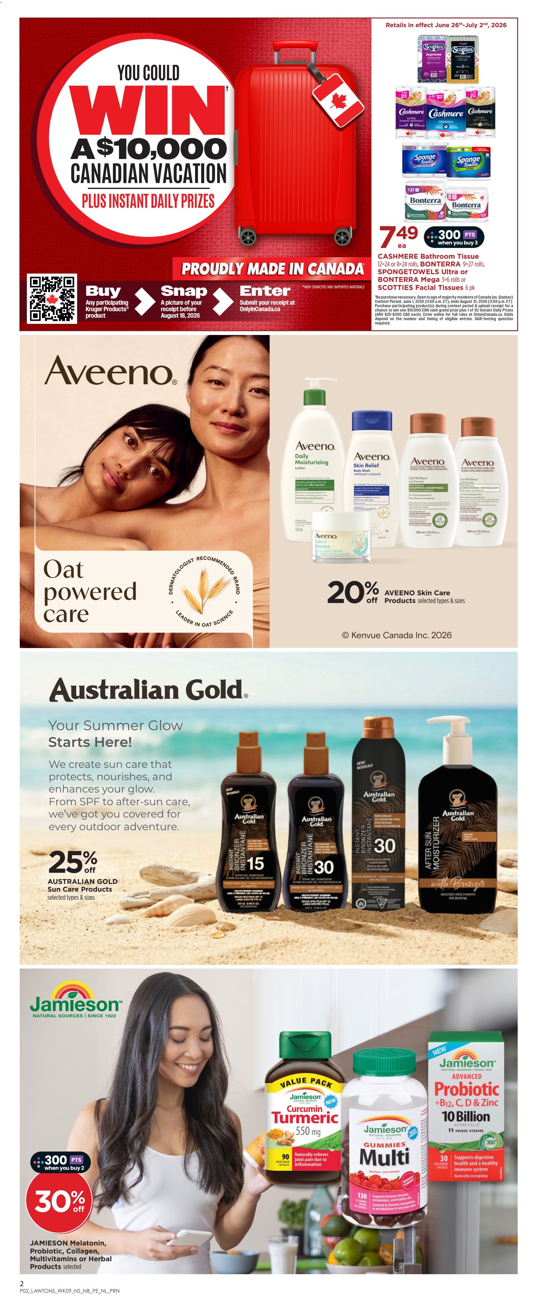 Lawtons Drugs (NS) Flyer June 26 to July 2