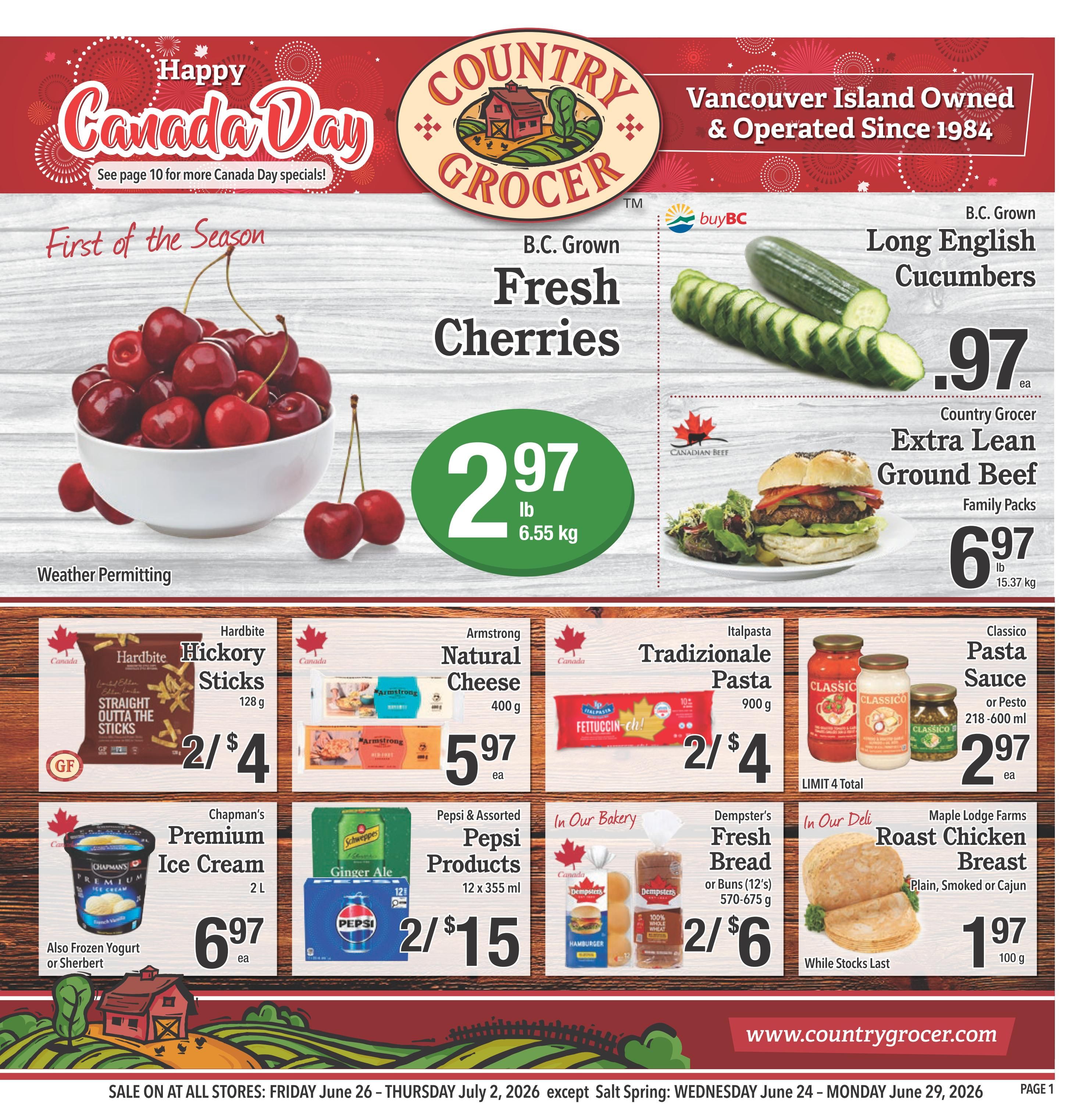 Country Grocer Flyer June 26 to July 2