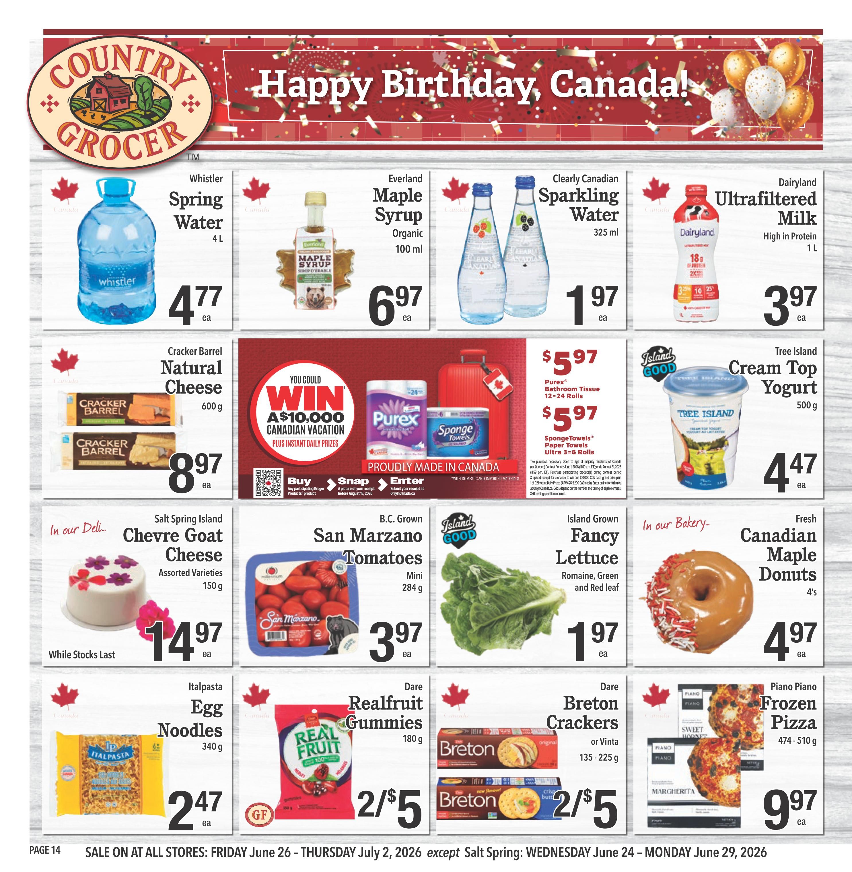 Country Grocer Flyer June 26 to July 2