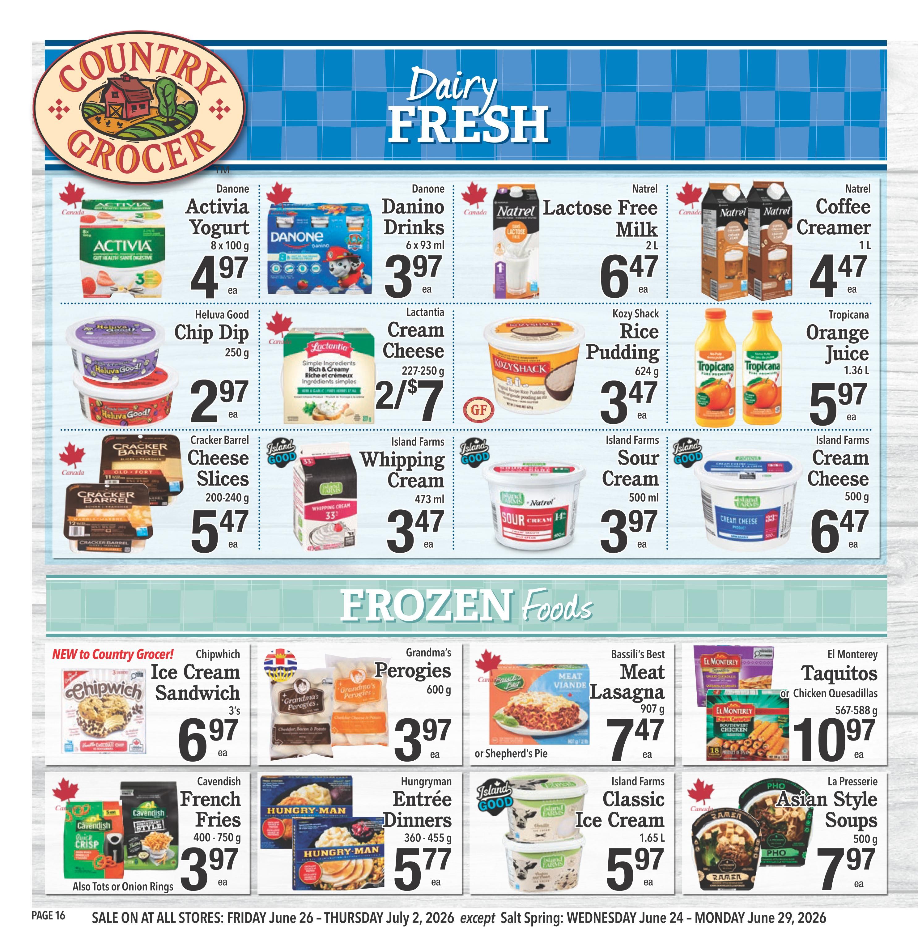 Country Grocer Flyer June 26 to July 2