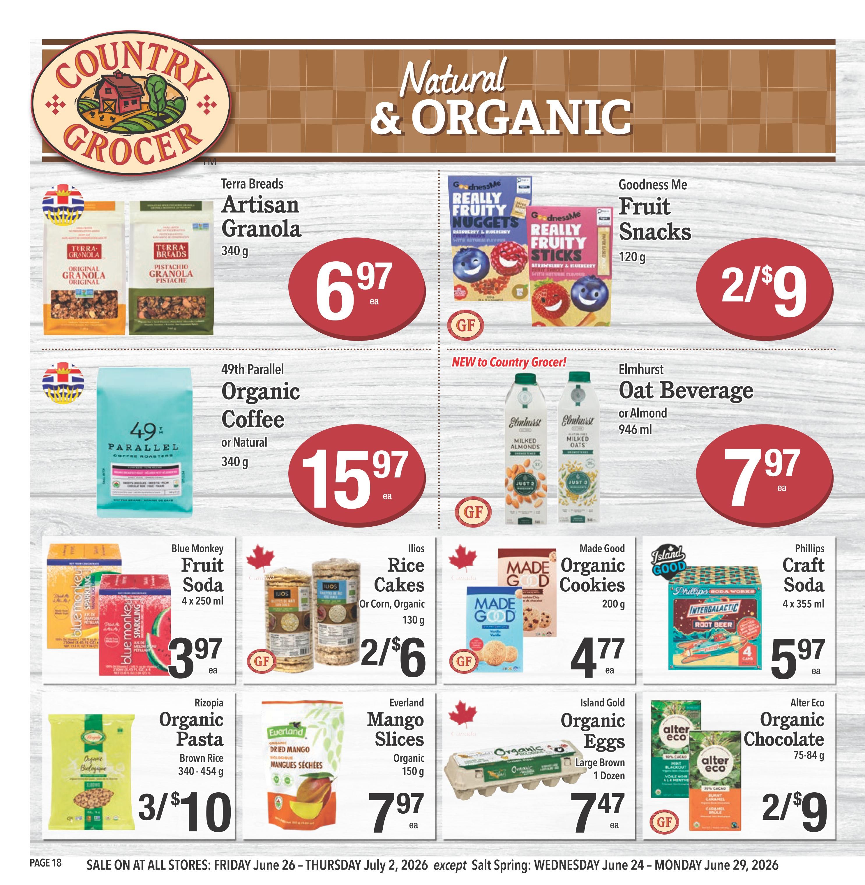 Country Grocer Flyer June 26 to July 2