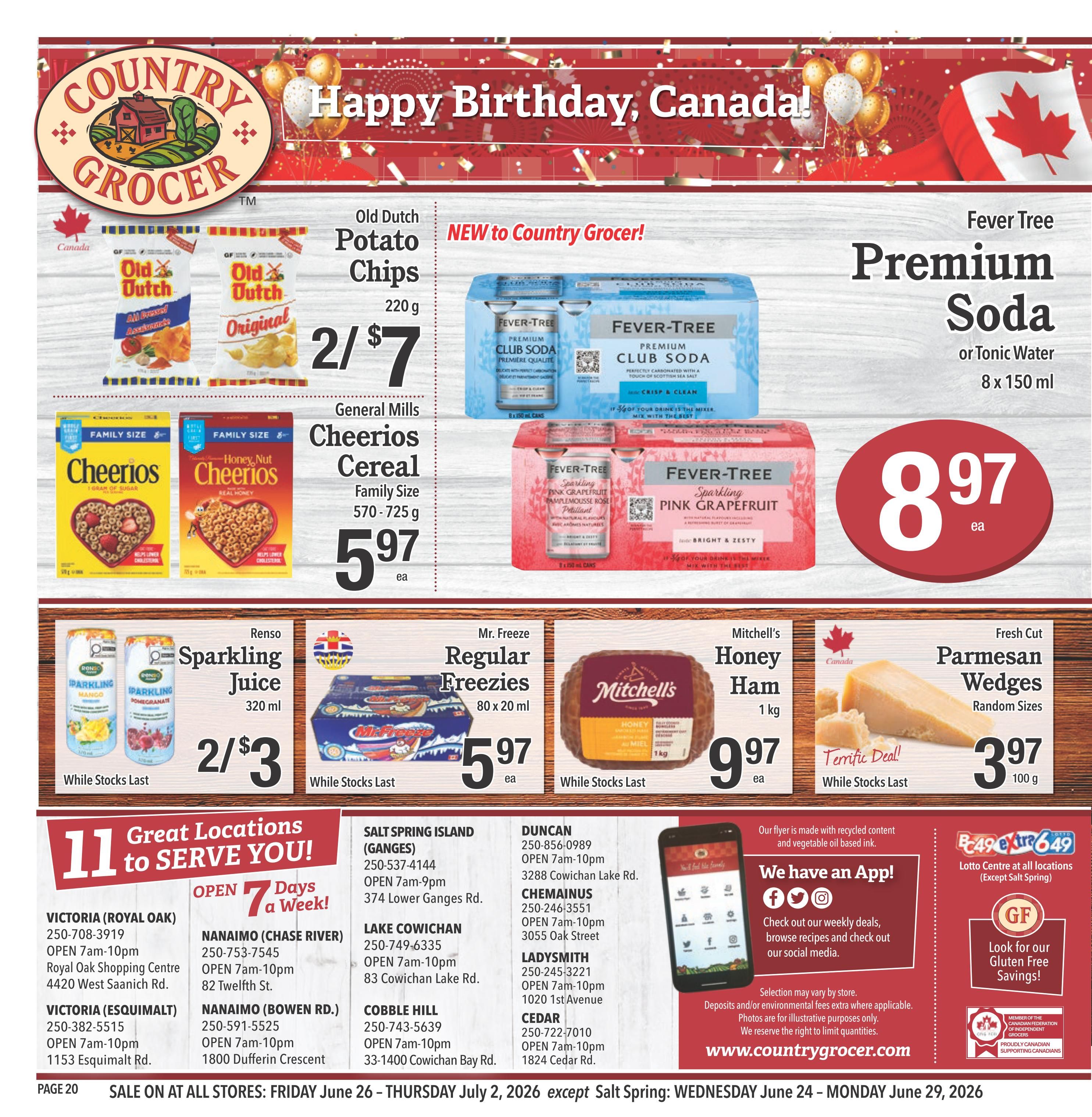 Country Grocer Flyer June 26 to July 2