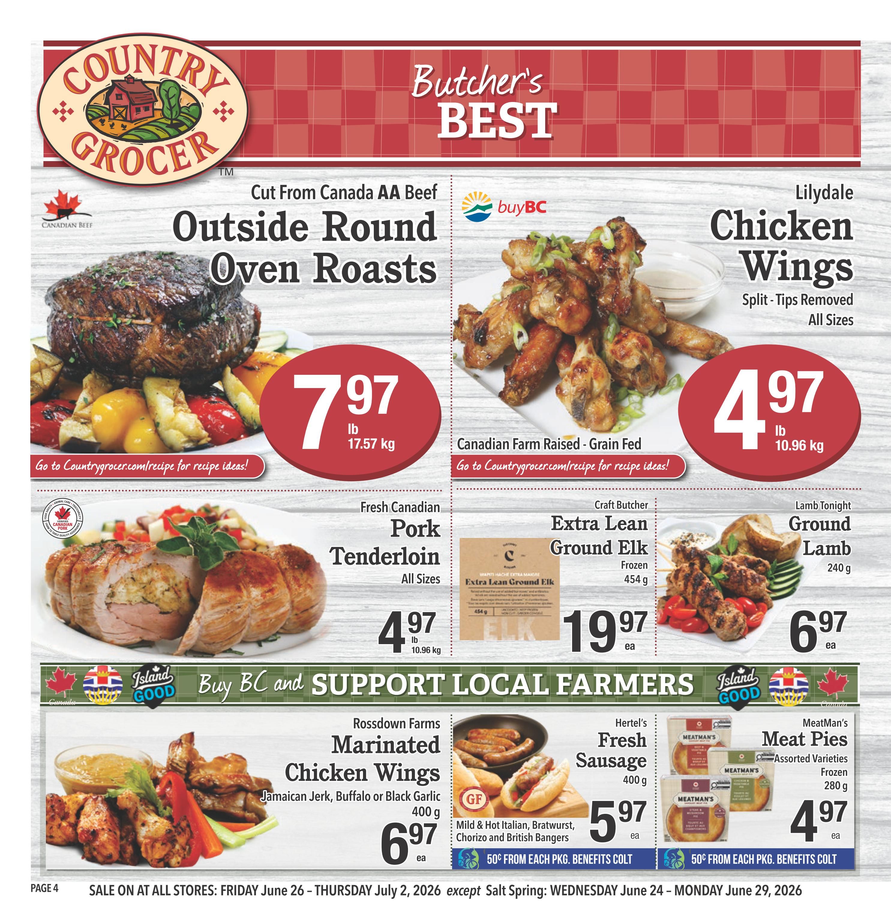 Country Grocer Flyer June 26 to July 2