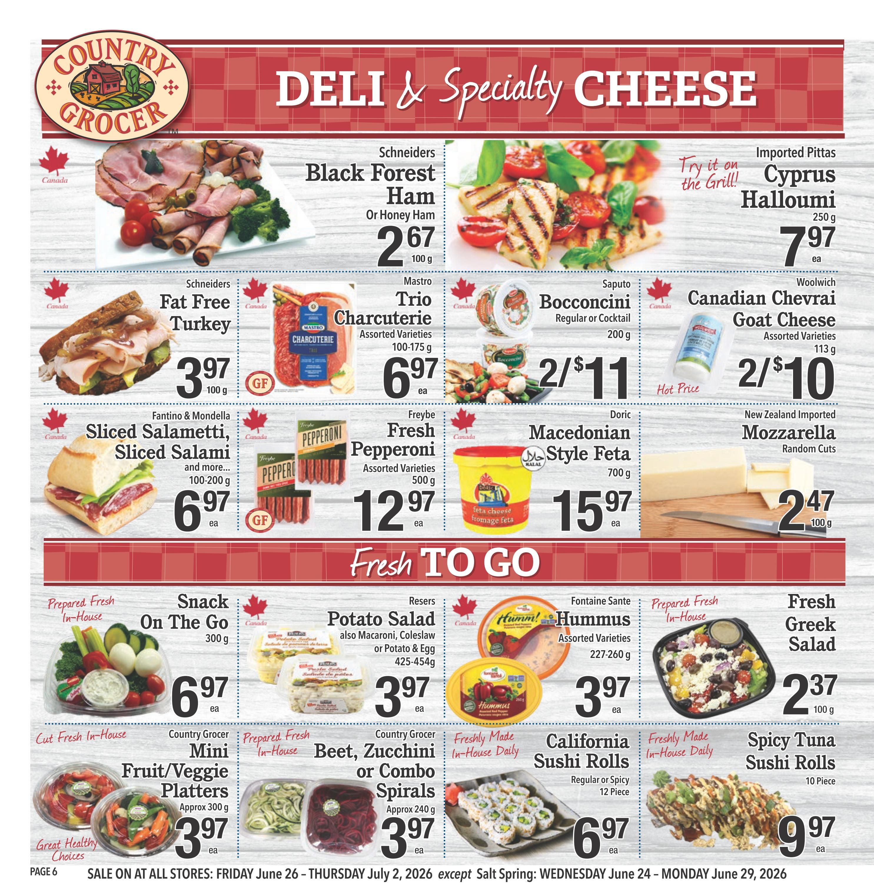 Country Grocer Flyer June 26 to July 2