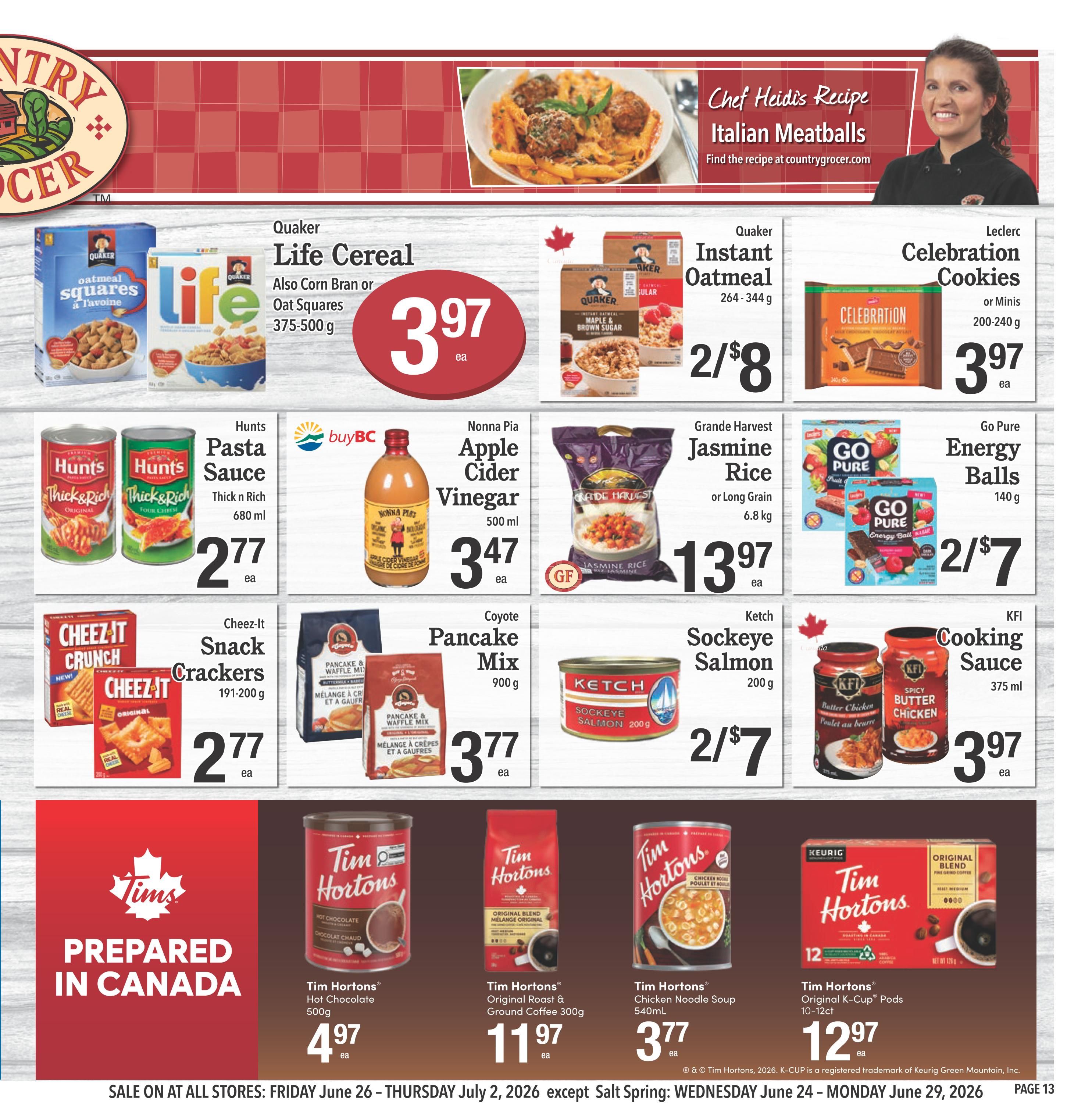 Country Grocer Flyer June 26 to July 2