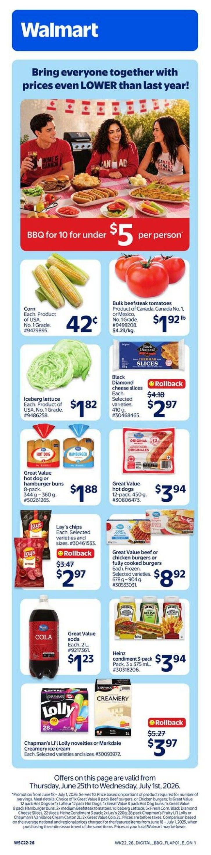 Walmart (ON) Flyer June 25 to July 1