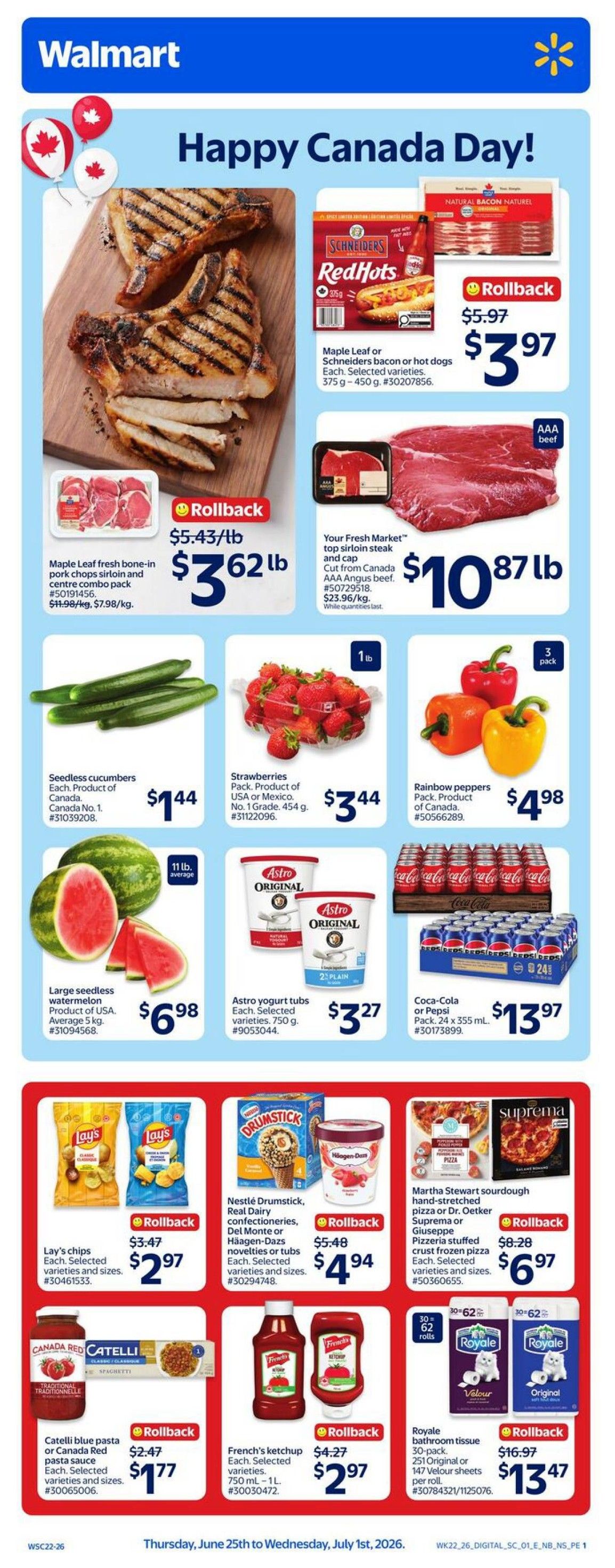 Walmart (Atlantic) Flyer June 25 to July 1