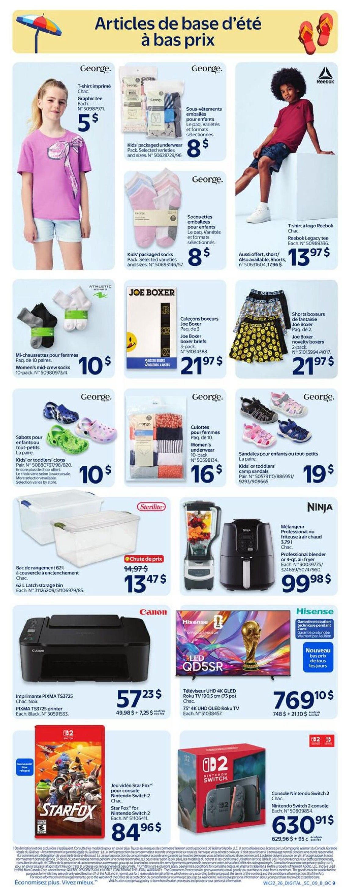 Walmart (QC) Flyer June 25 to July 1