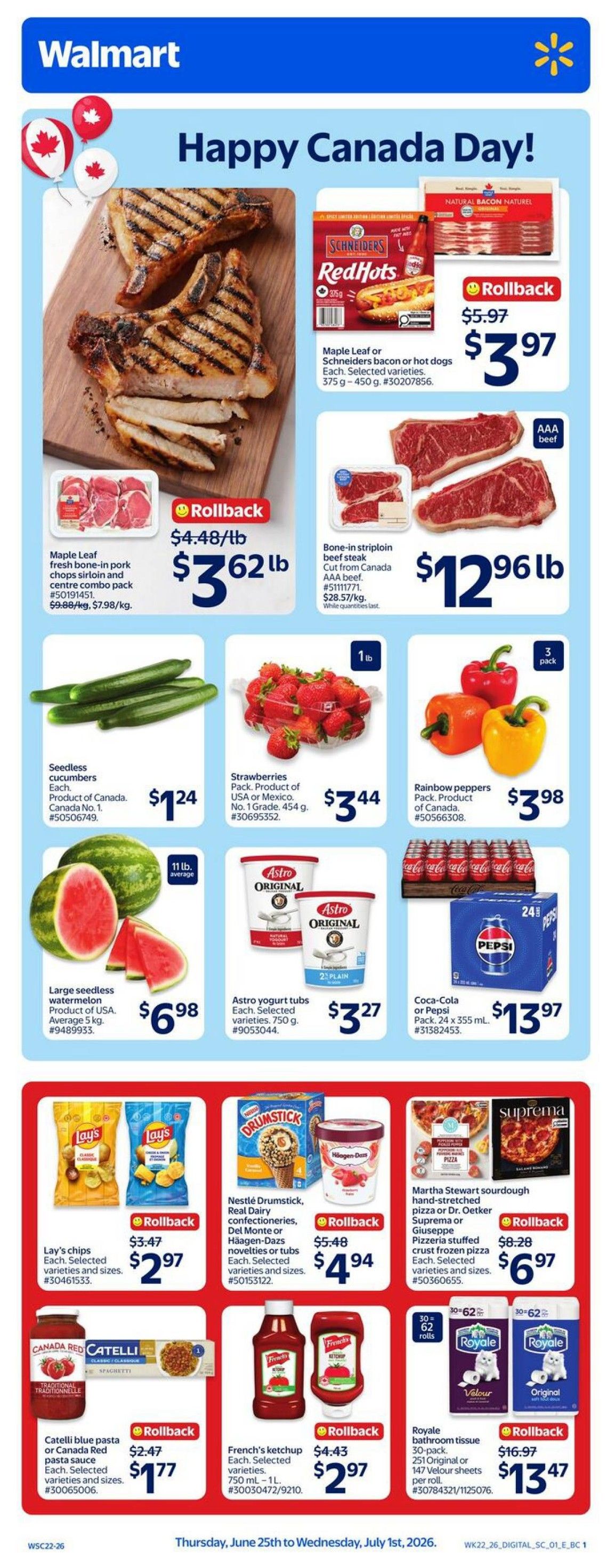 Walmart (West) Flyer June 25 to July 1