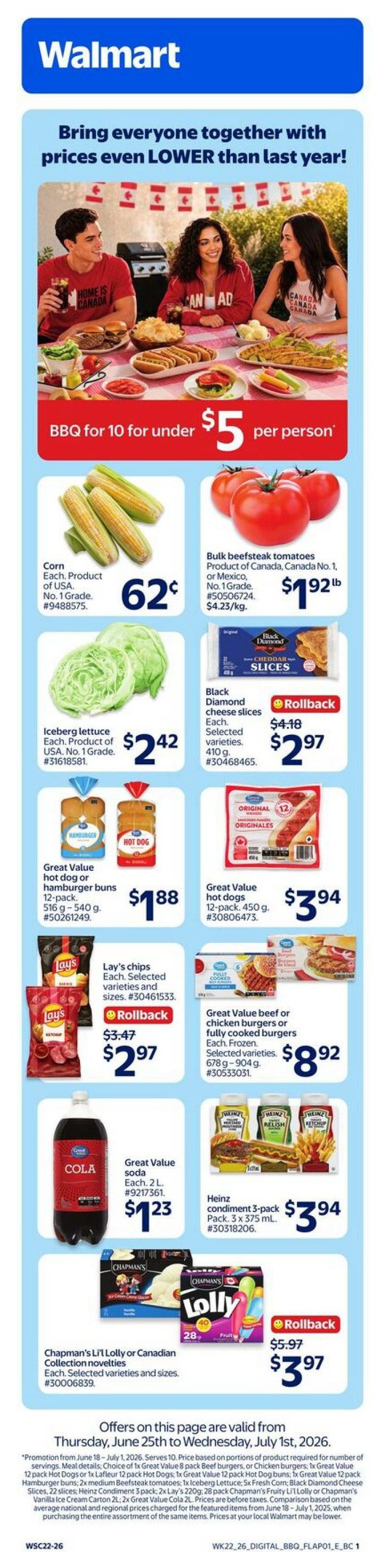 Walmart (West) Flyer June 25 to July 1