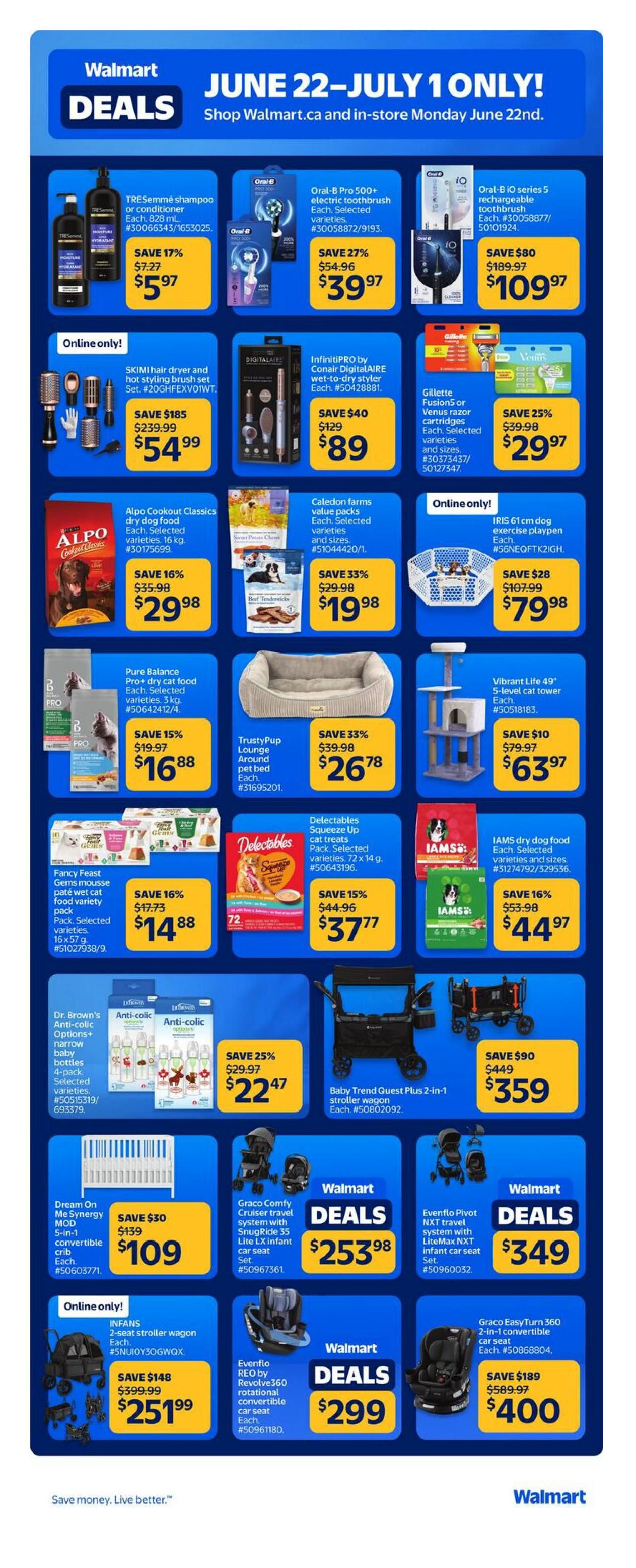 Walmart Deals Flyer June 22 to July 1