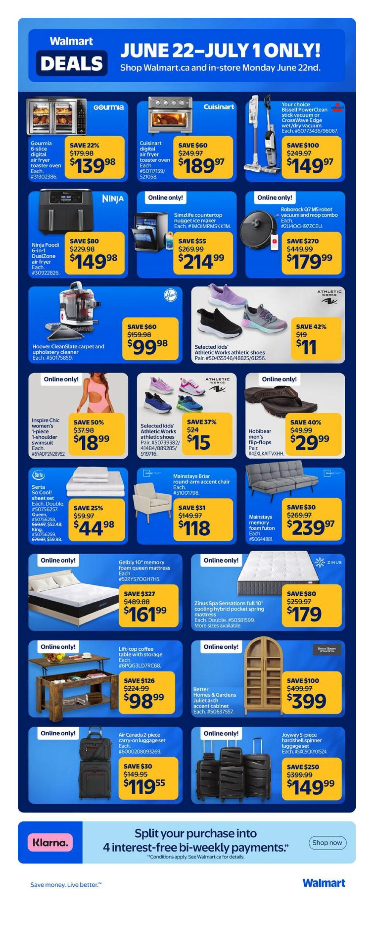 Walmart Deals Flyer June 22 to July 1
