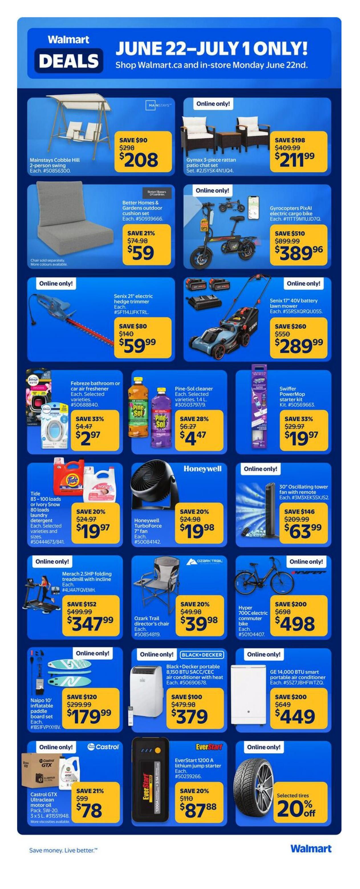 Walmart Deals Flyer June 22 to July 1