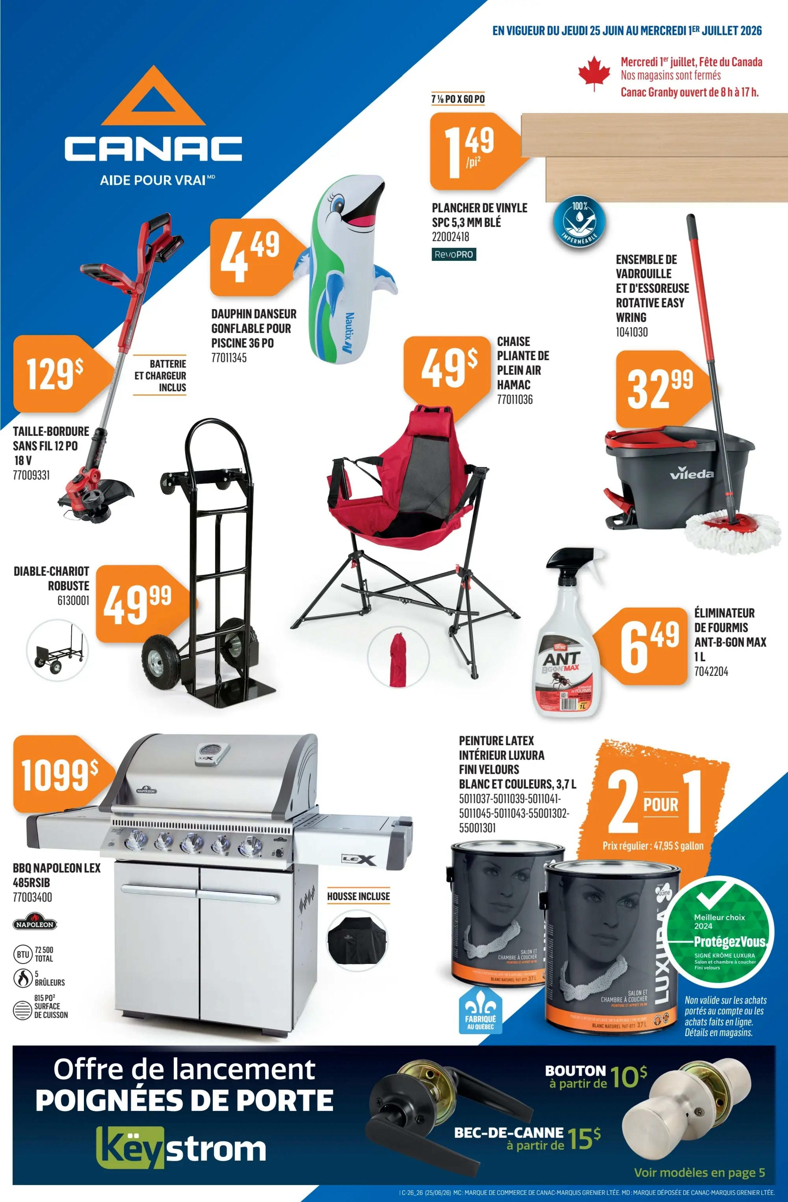 Canac Flyer June 25 to July 1
