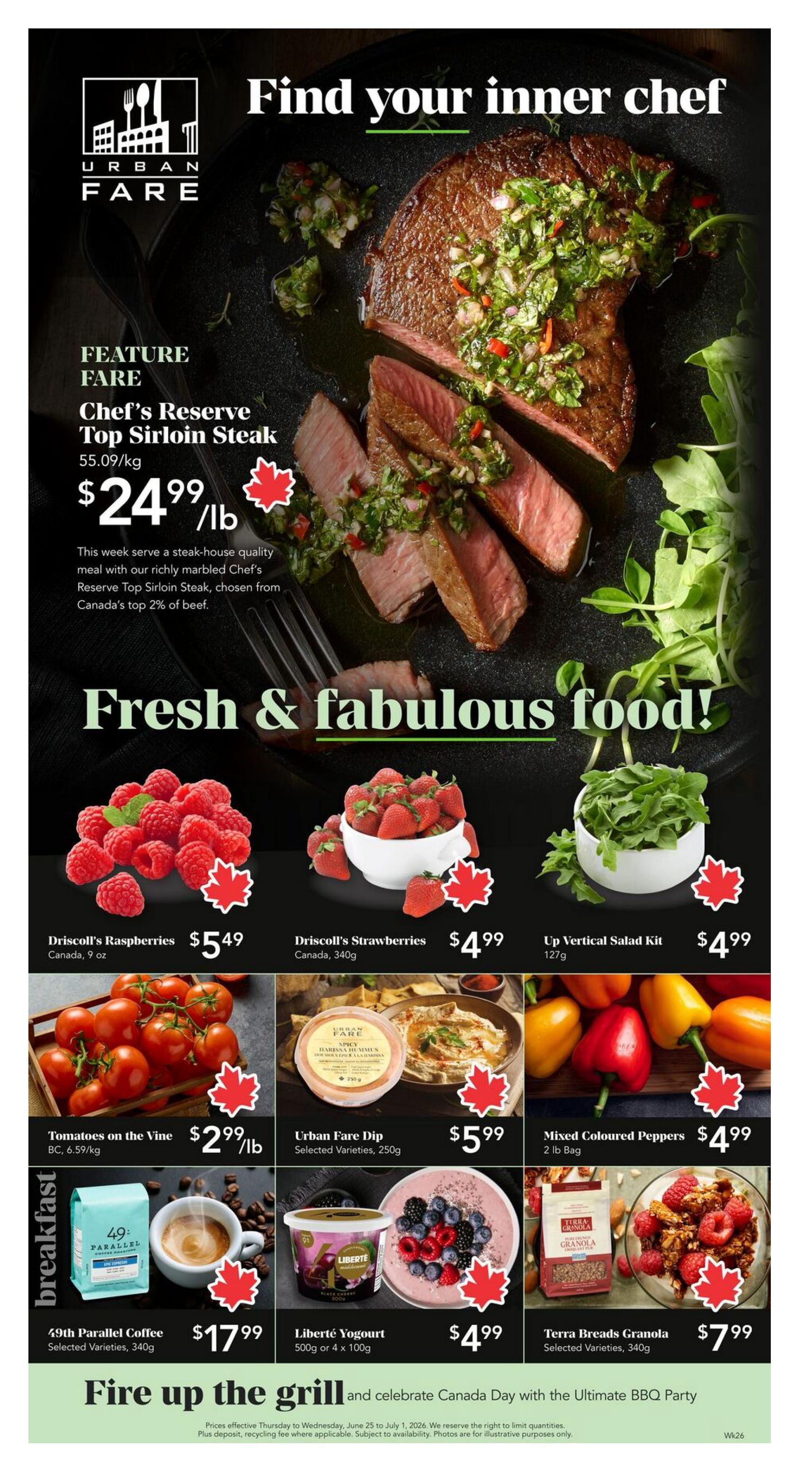 Urban Fare Flyer June 25 to July 1