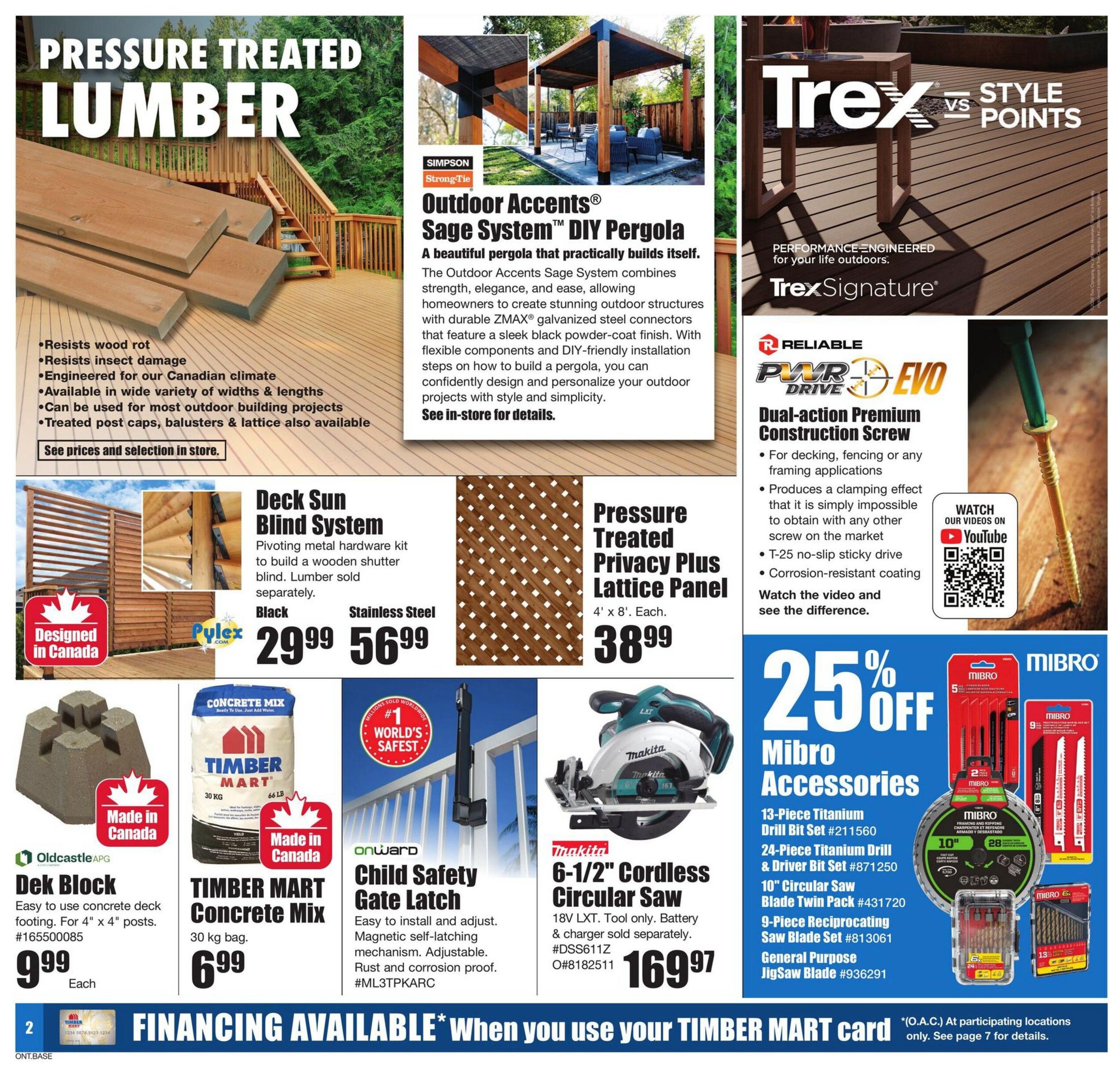 Timber Mart Flyer June 25 to July 15