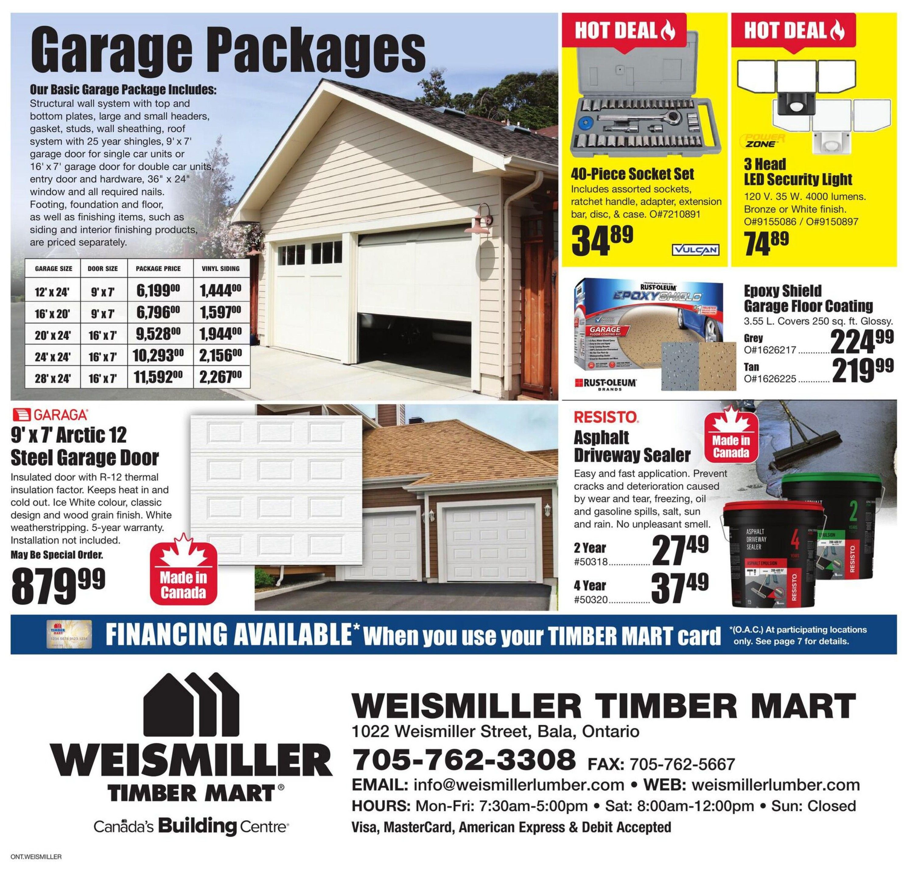 Timber Mart Flyer June 25 to July 15
