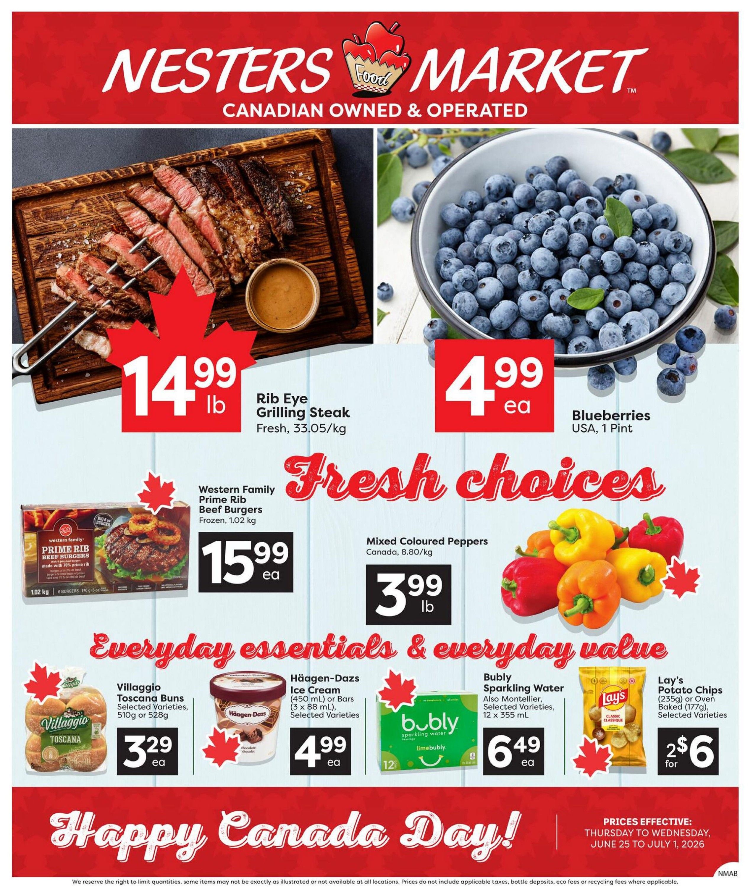 Nesters Market Flyer June 25 to July 1
