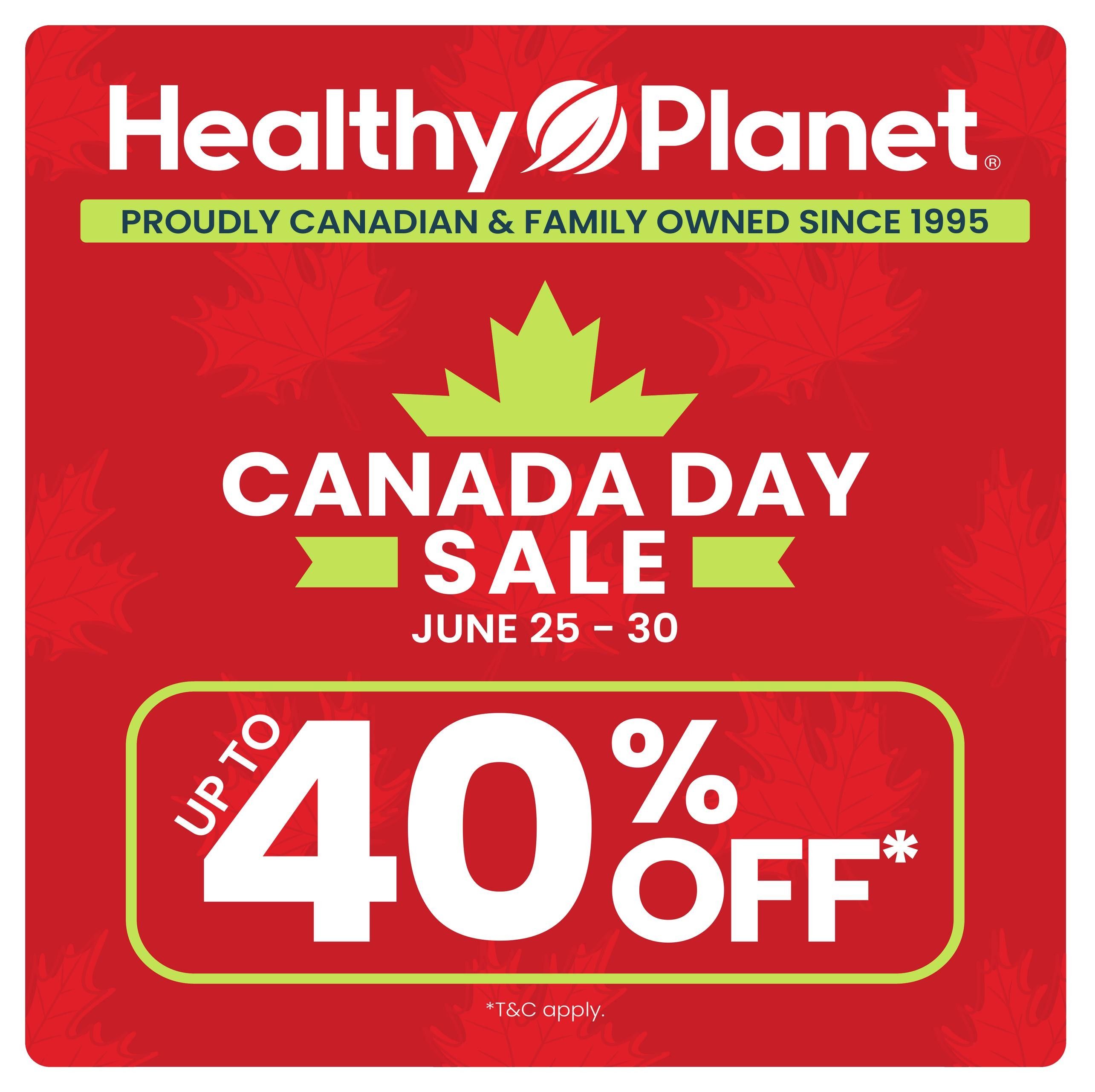 Healthy Planet Flyer June 25 to July 22