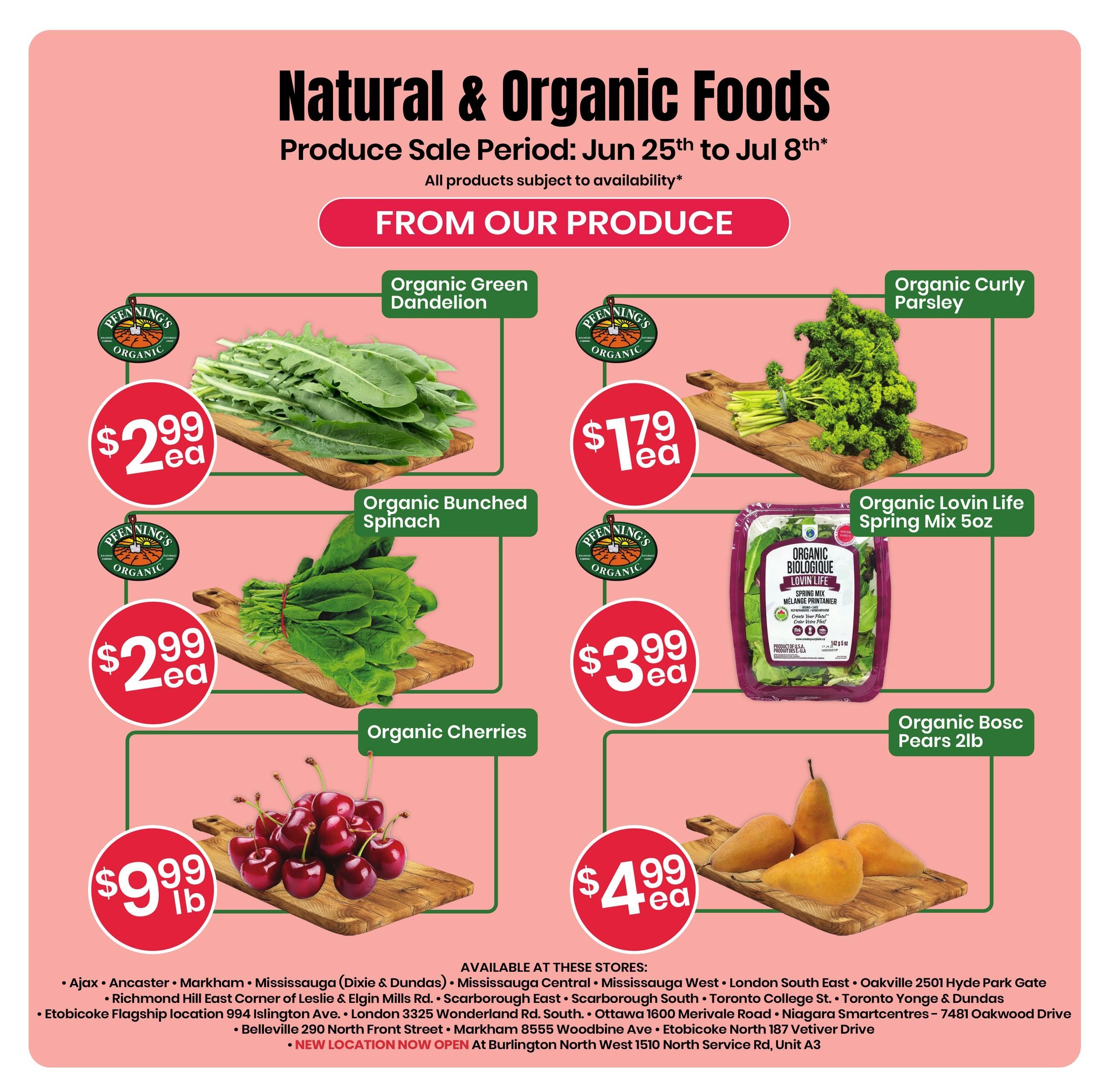 Healthy Planet Flyer June 25 to July 22